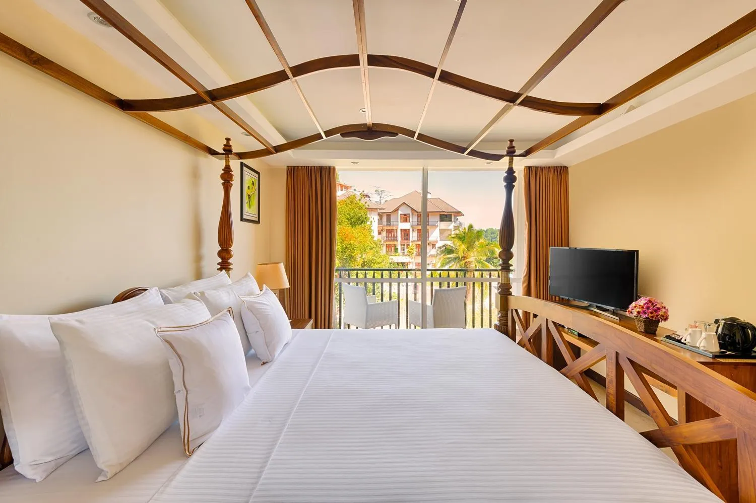 Balcony/Terrace, Bed in Serene Kandy