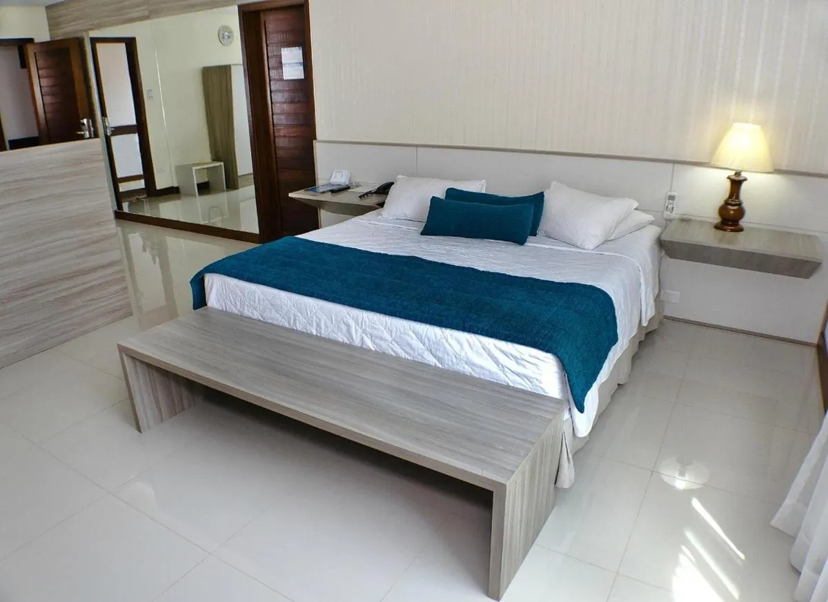 Bed in Posseidon Hotel