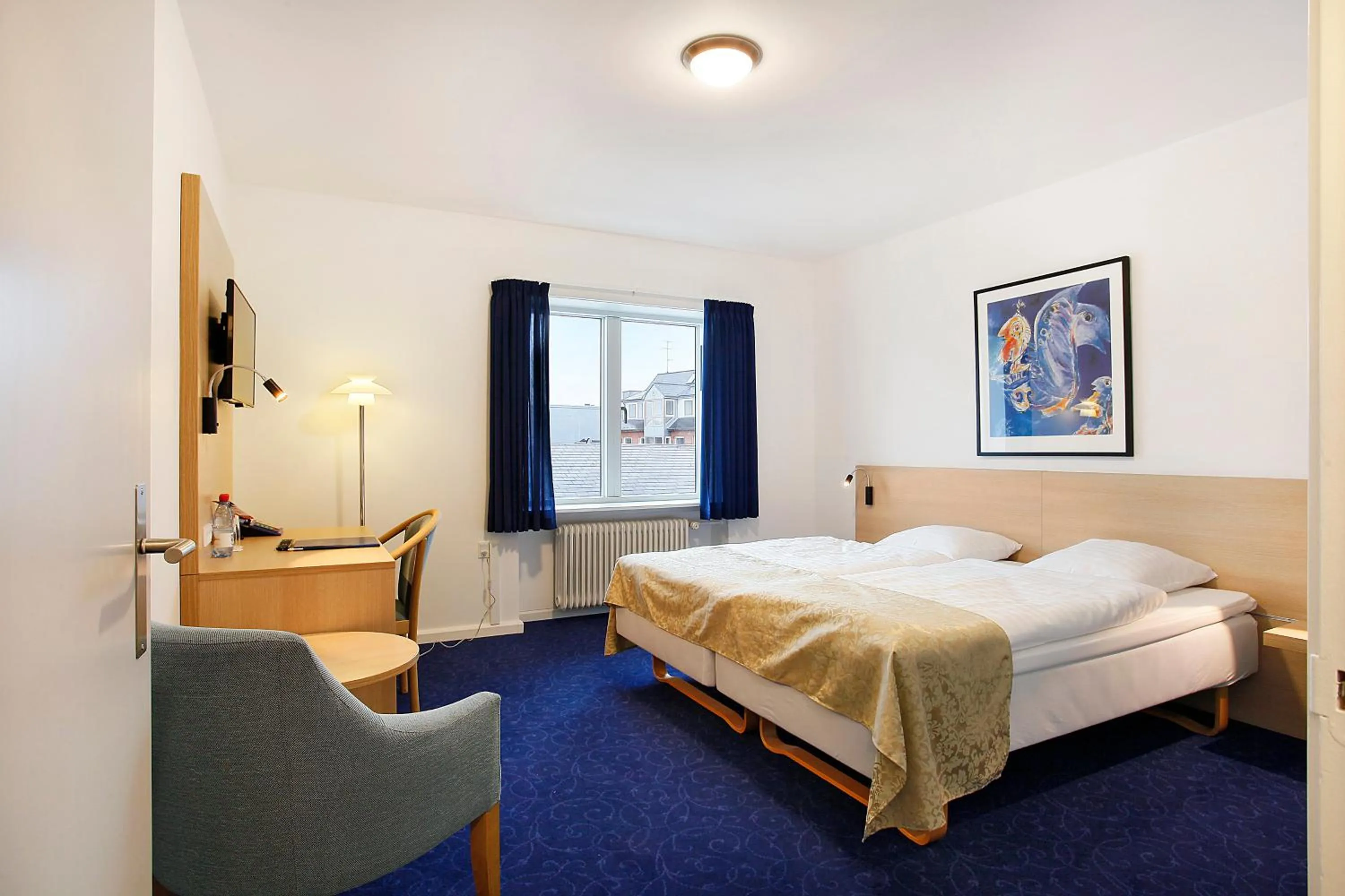 Photo of the whole room, Bed in Herning City Hotel