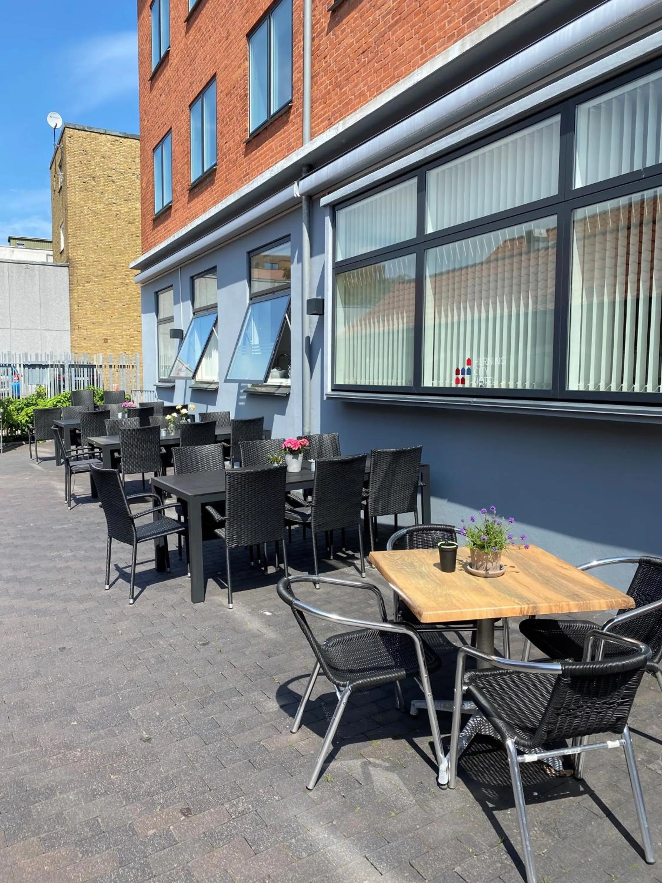 Inner courtyard view in Herning City Hotel