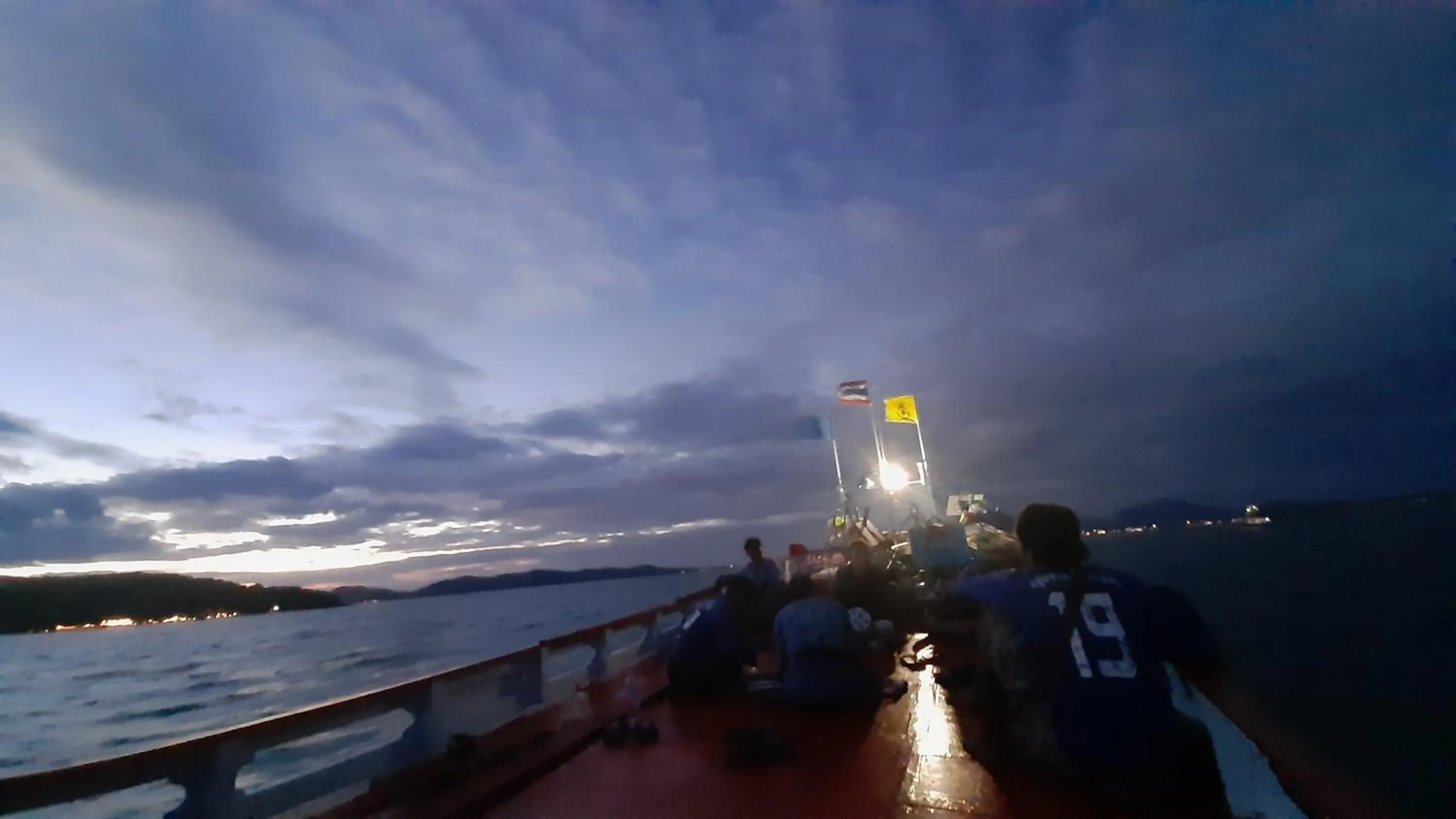 Sunset in Runa Group House Samed