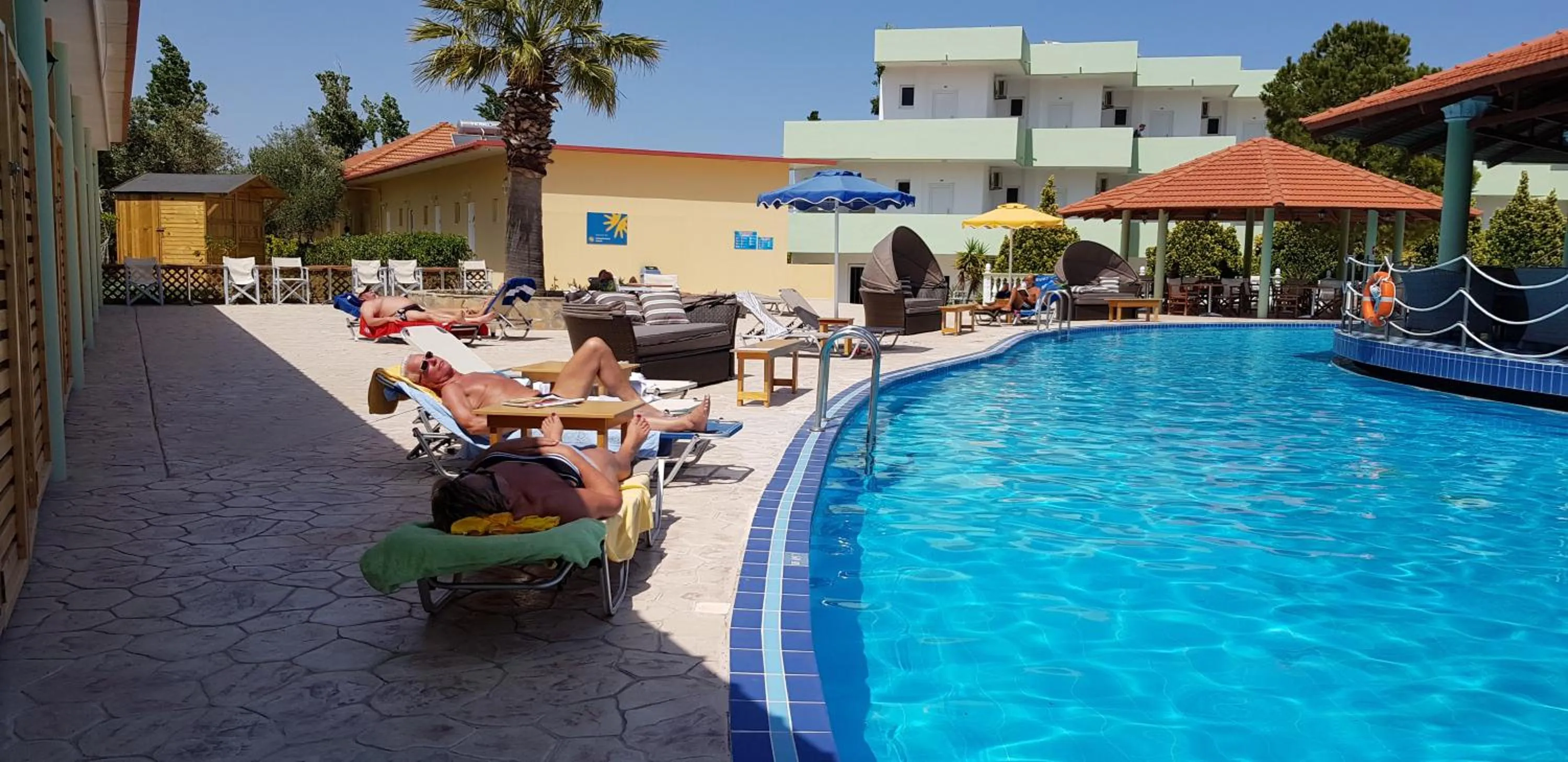 Pool view in Fantasy Hotel