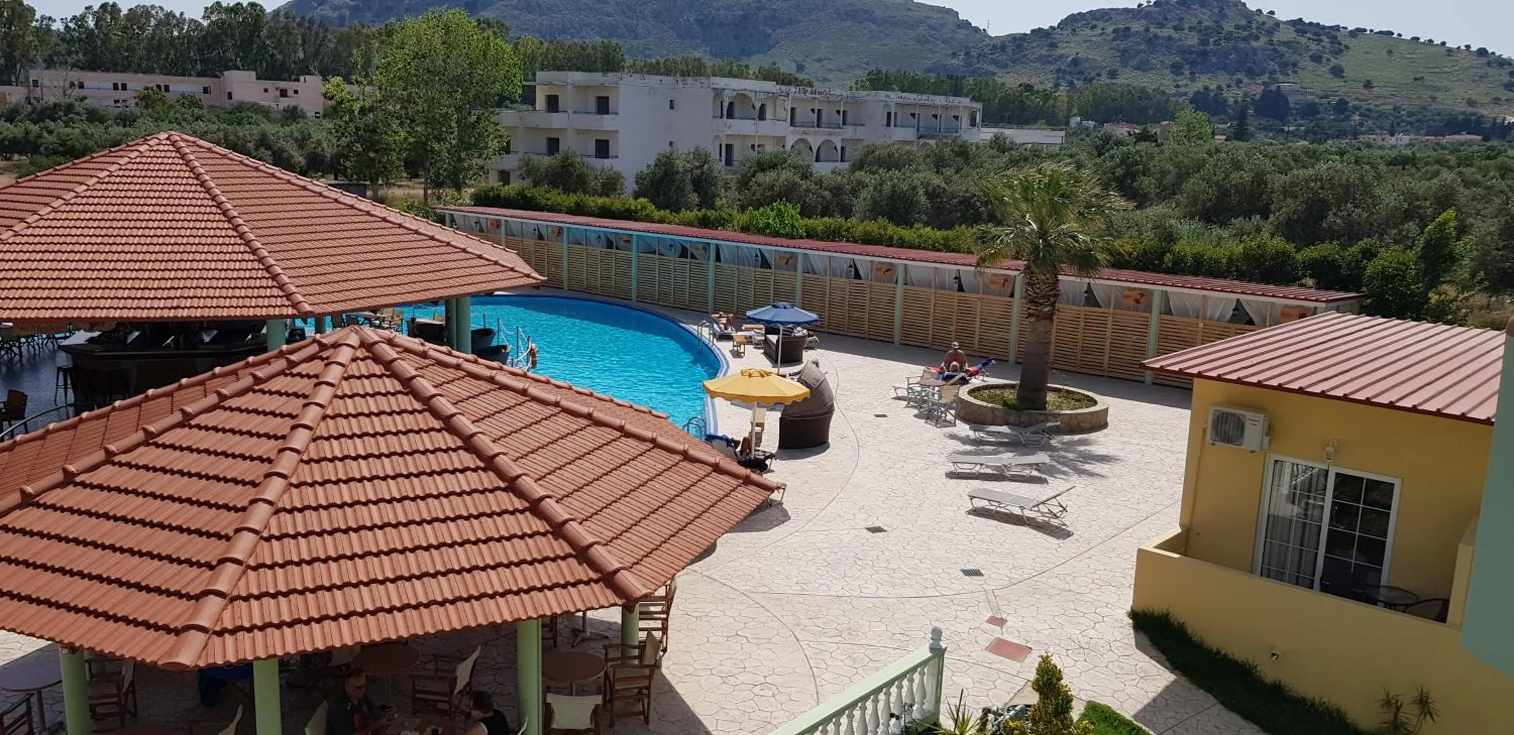 Pool view in Fantasy Hotel