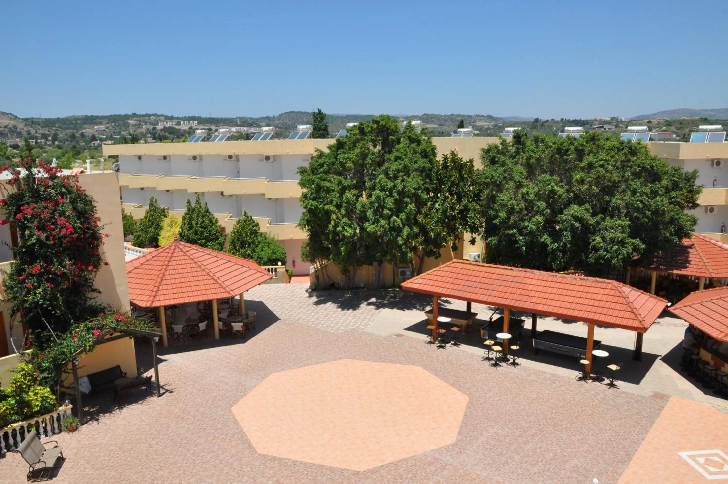 Patio in Fantasy Hotel