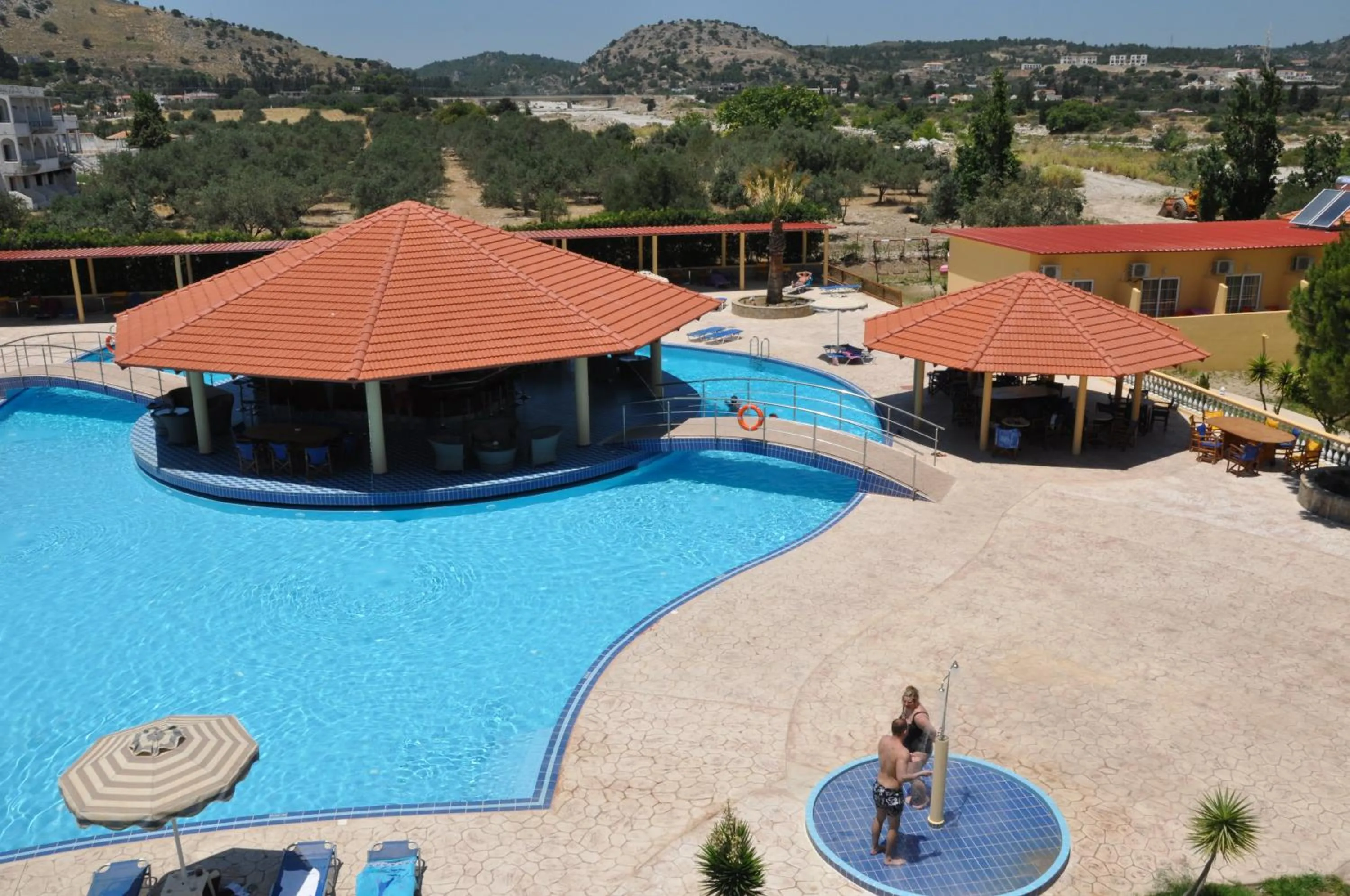 Pool view in Fantasy Hotel