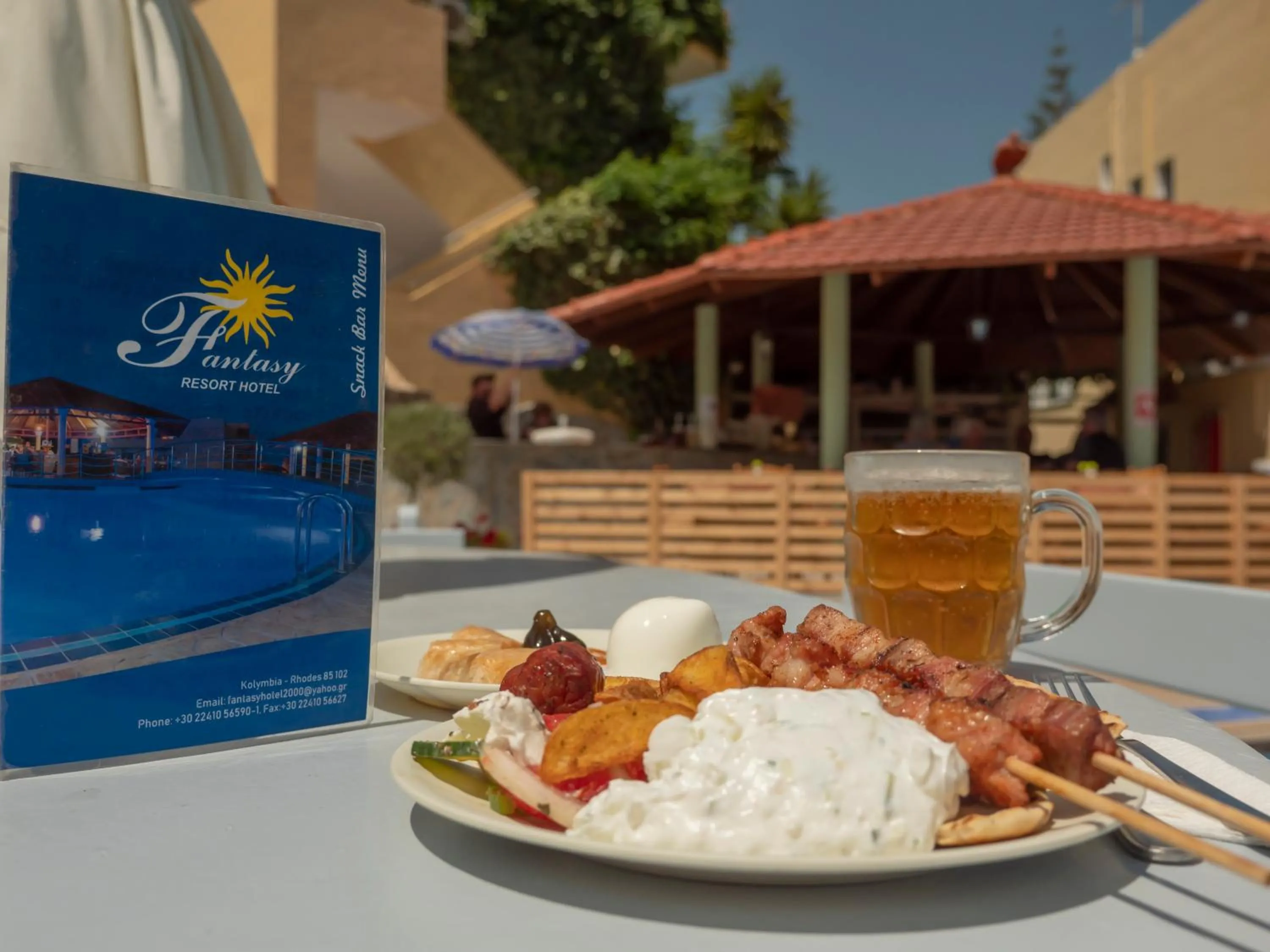 Food and drinks in Fantasy Hotel