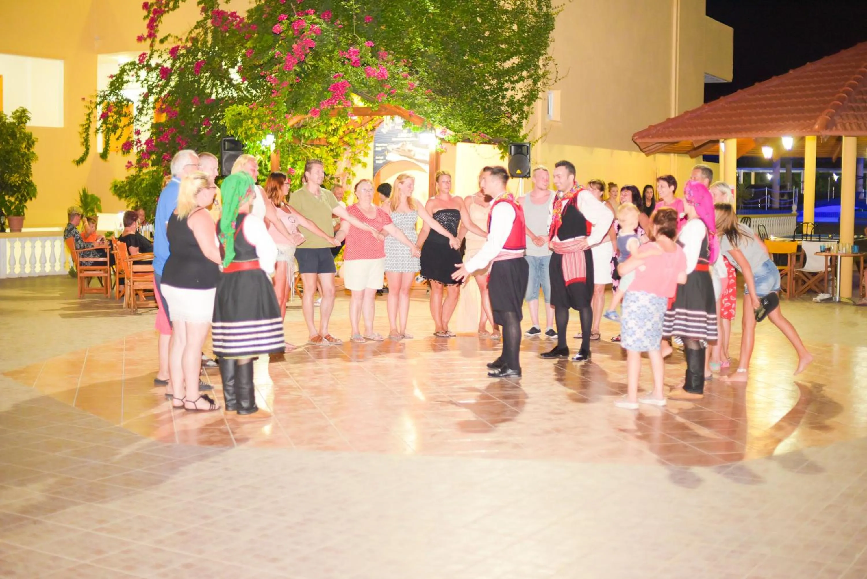 Evening entertainment in Fantasy Hotel