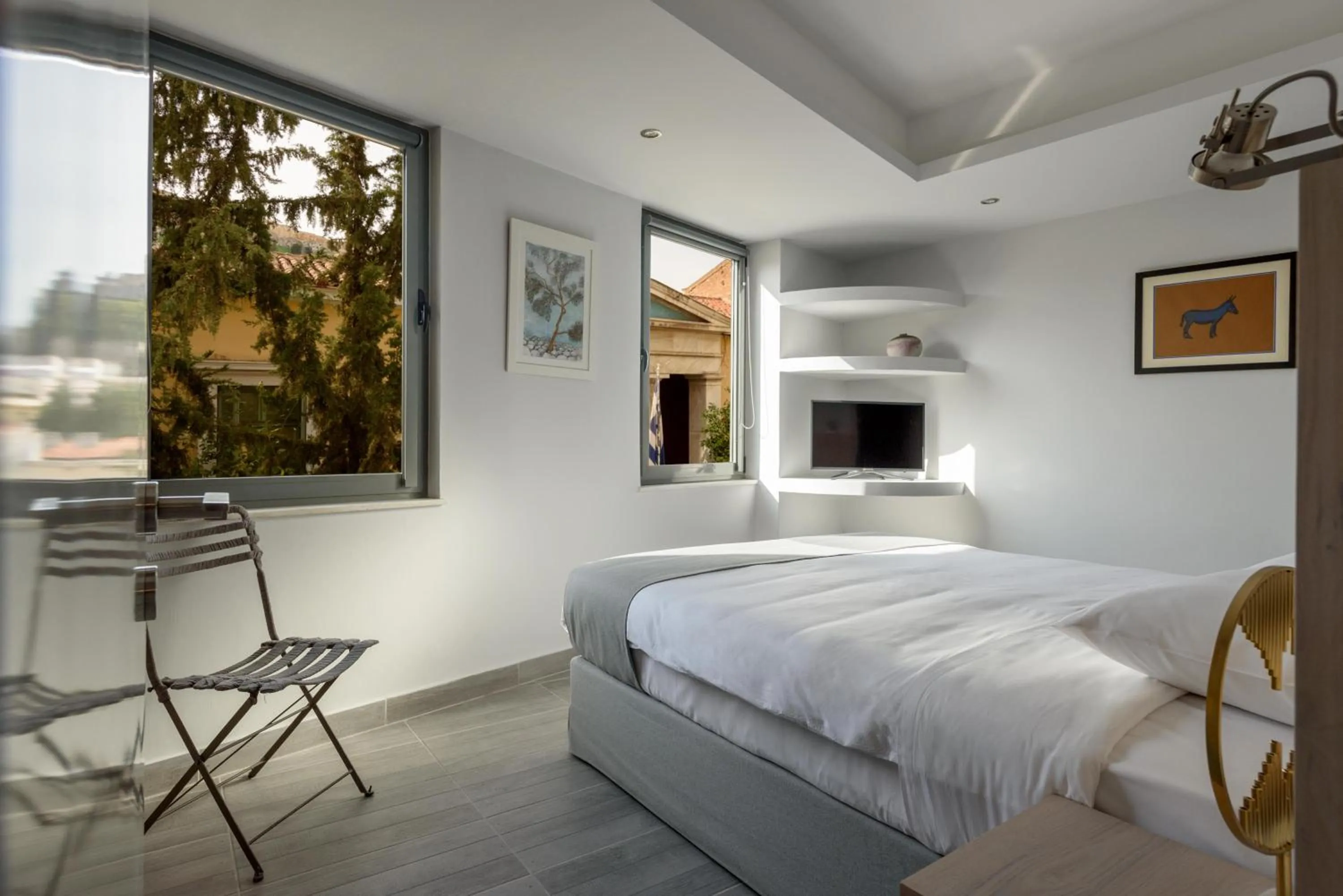 Bedroom, Bed in Fos Residential Apartments