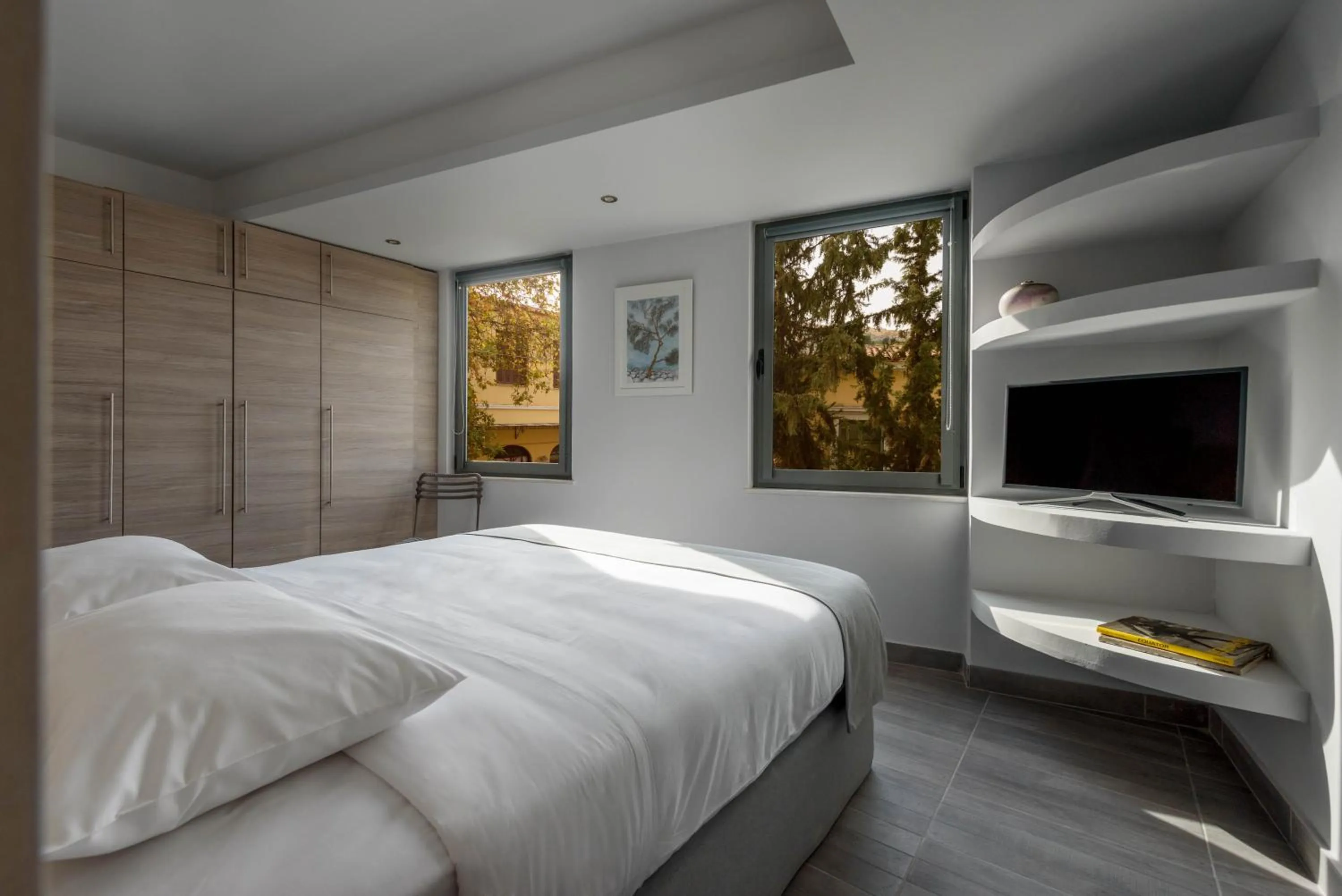 Bedroom, Bed in Fos Residential Apartments