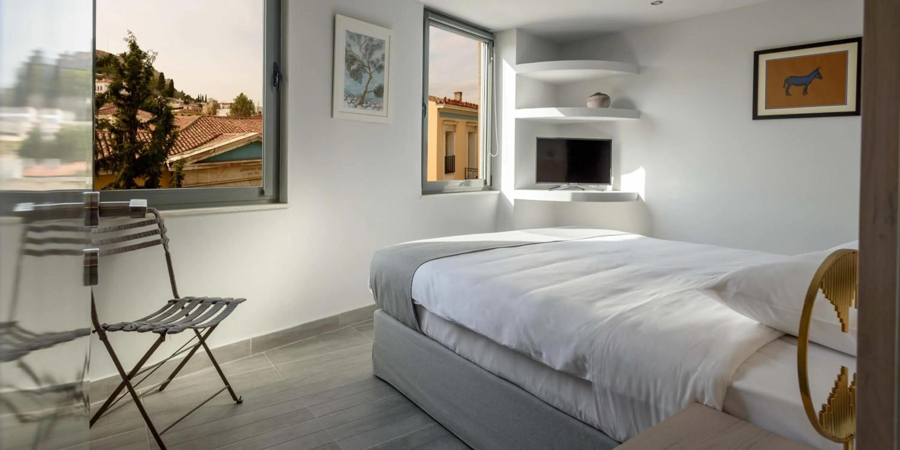 Spring, Bed in Fos Residential Apartments