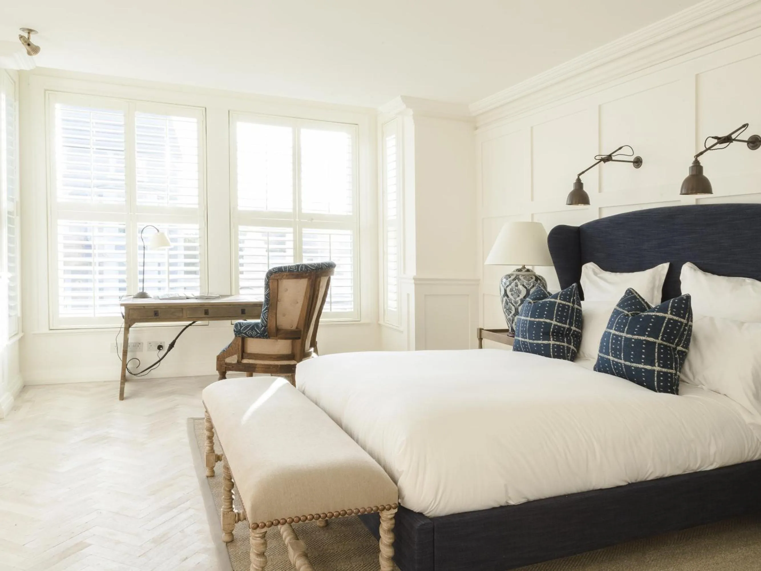 Bedroom, Bed in Sandy Mount House