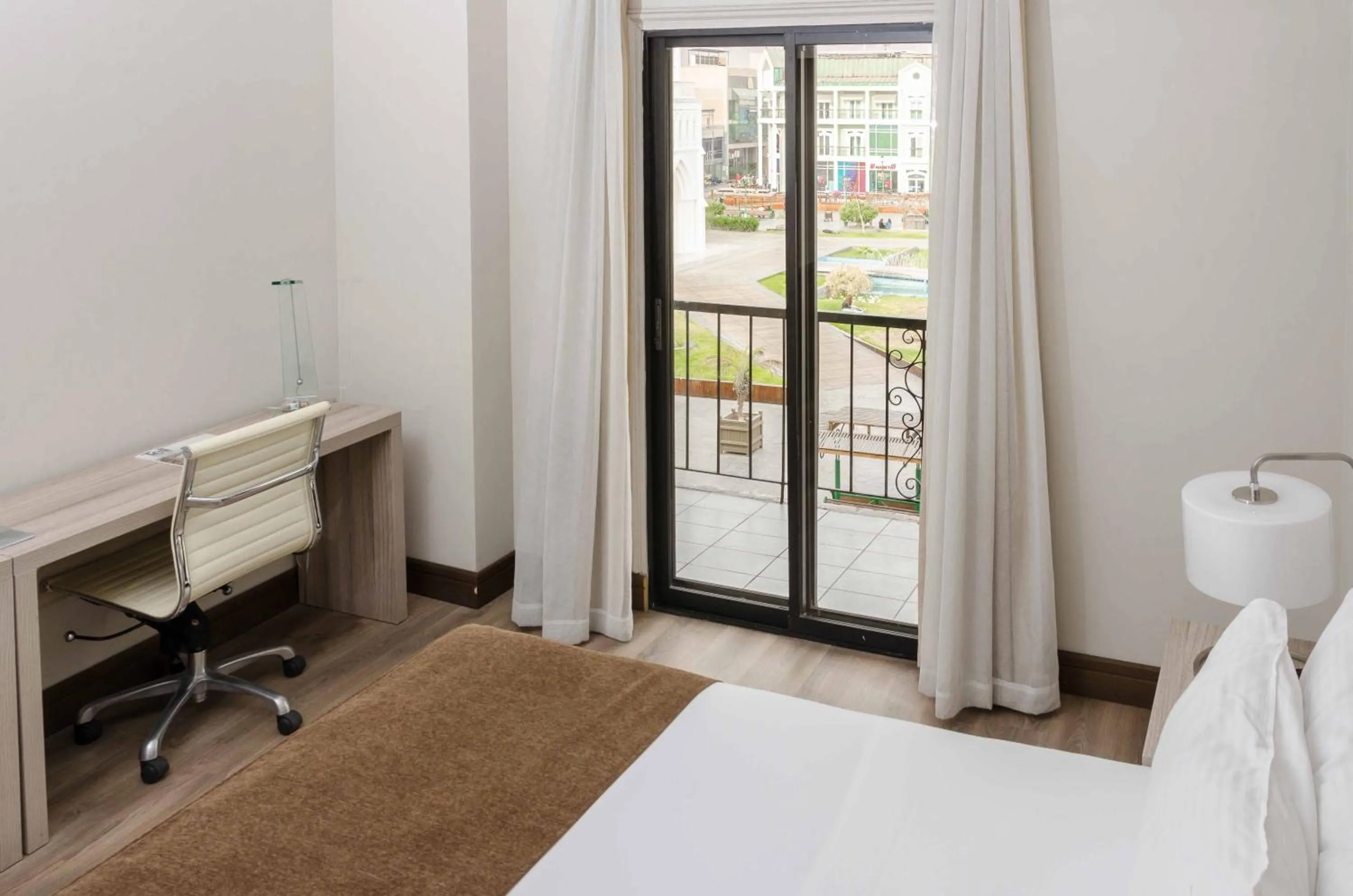 Seating area, Bed in Terrado Arturo Prat Iquique