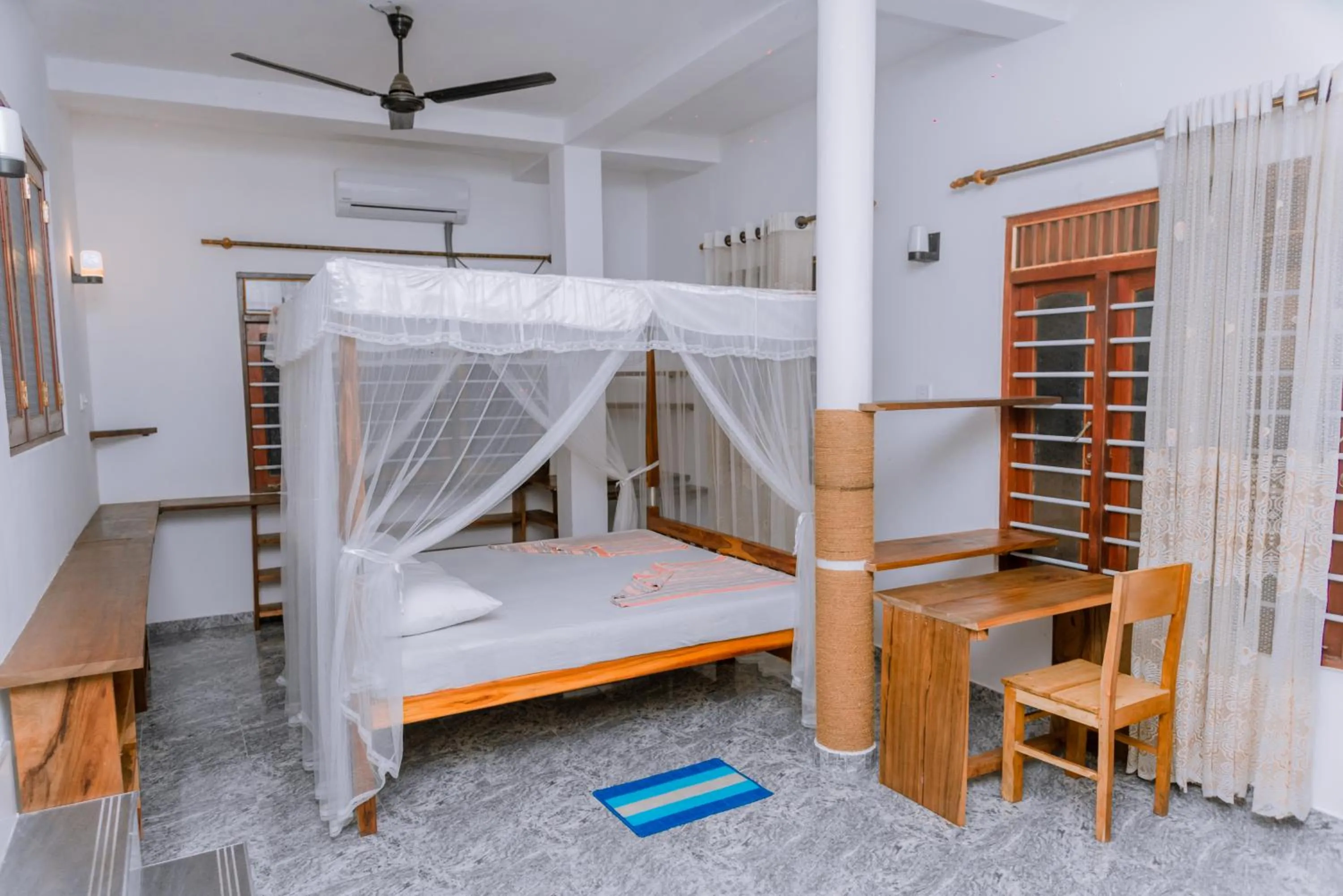 Bedroom, Bed in Rock House