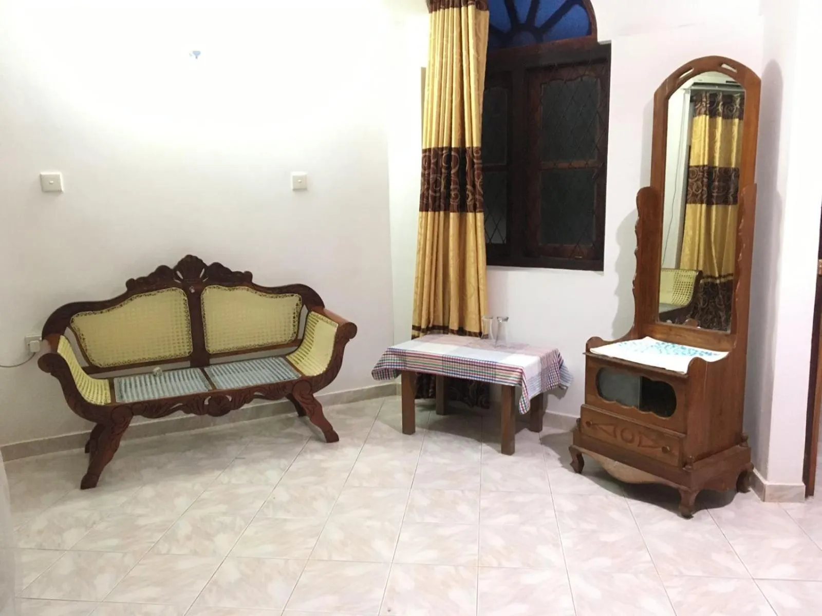 Seating area in Rock House