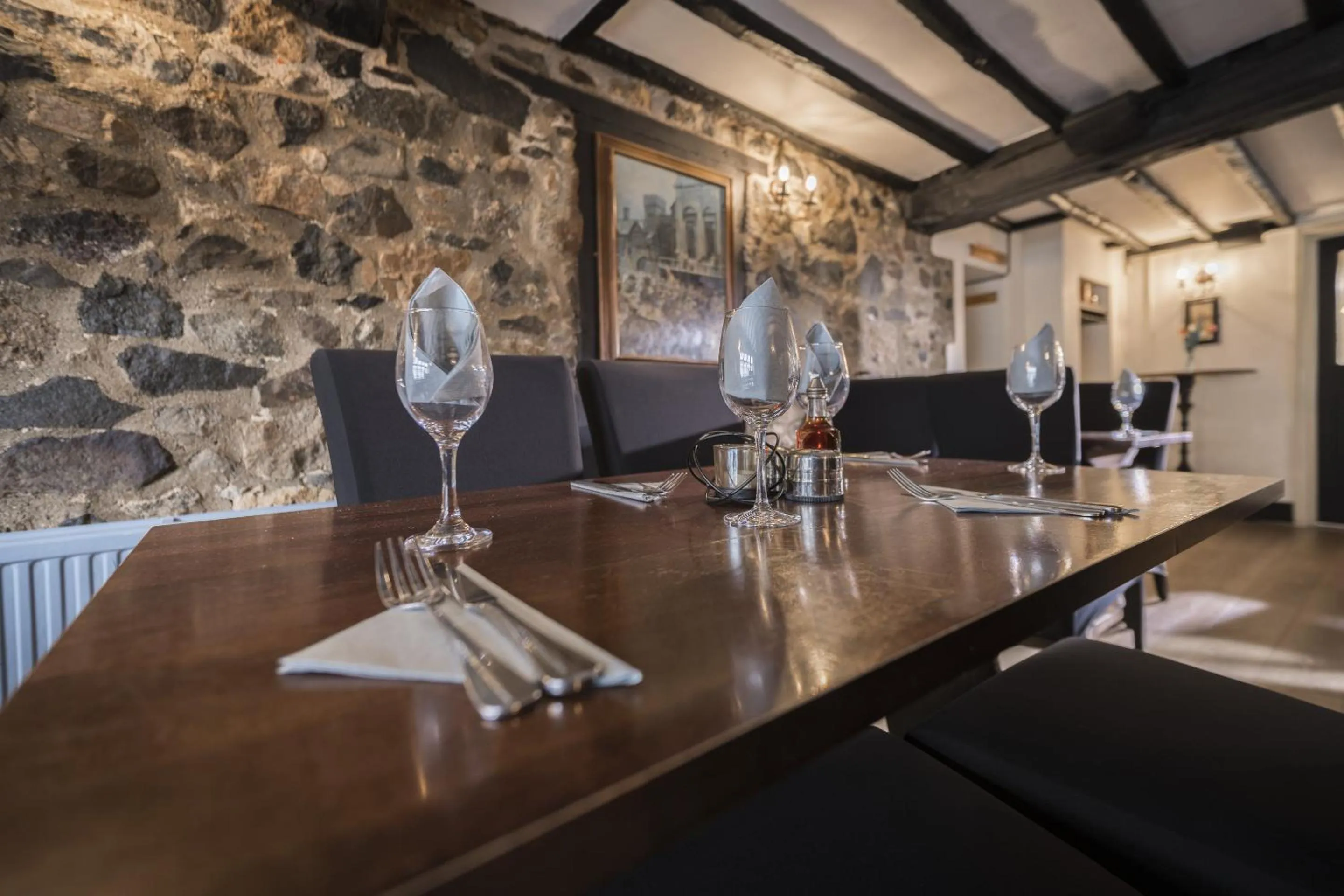 Dining area in The Cromwell Arms Inn