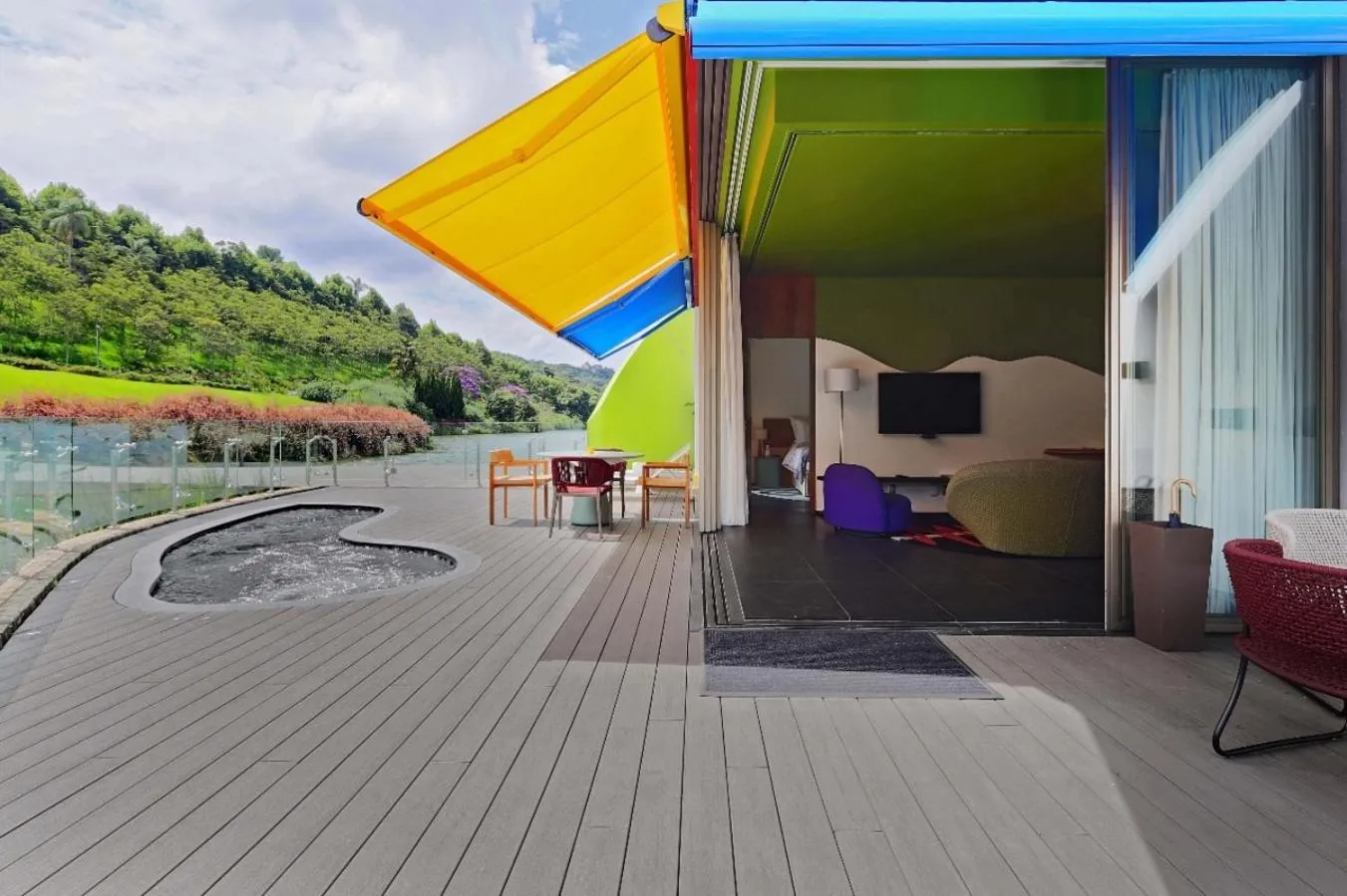 Day in Unique Garden