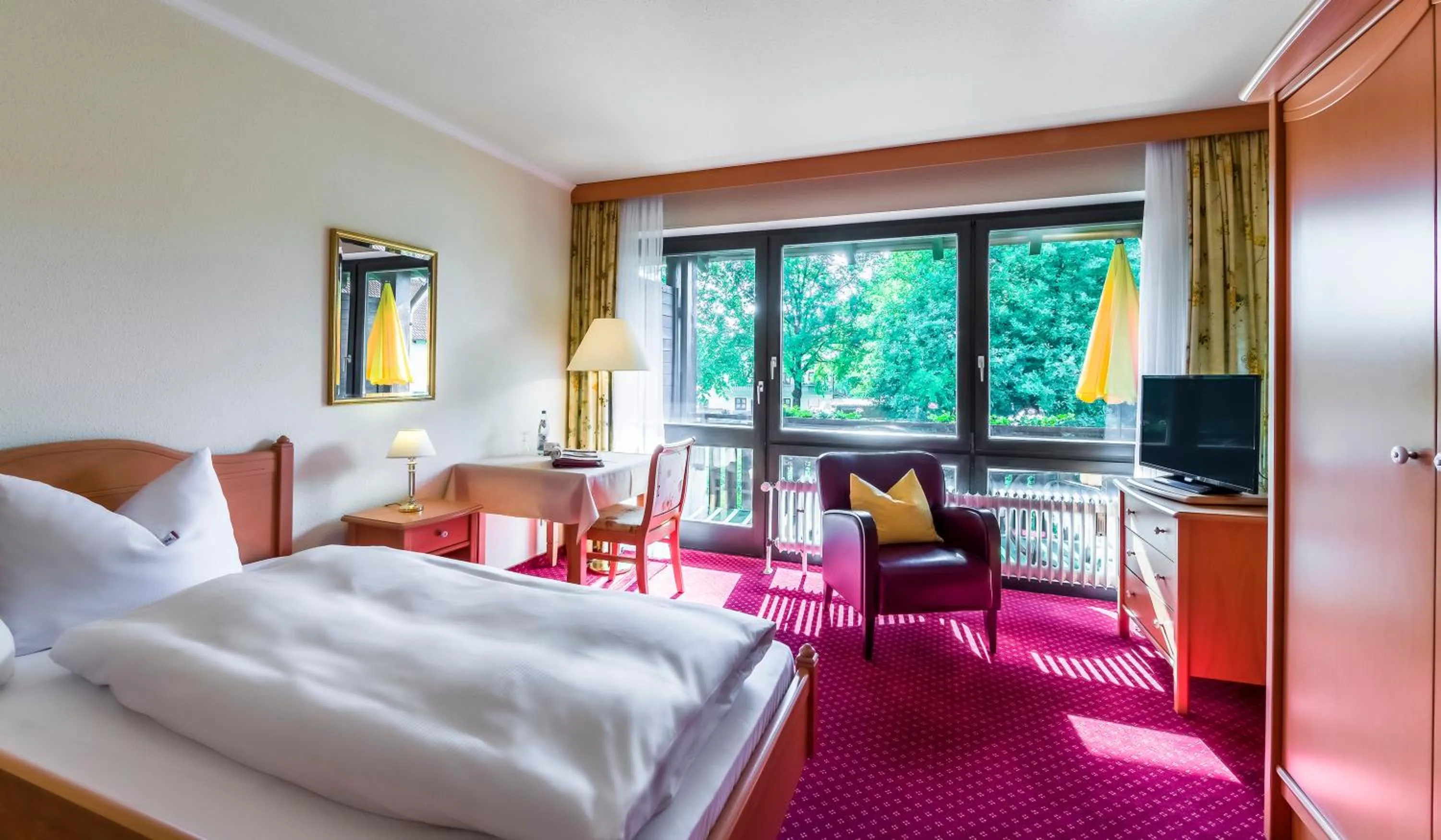 Photo of the whole room, Bed in Hotel Sonnenhof