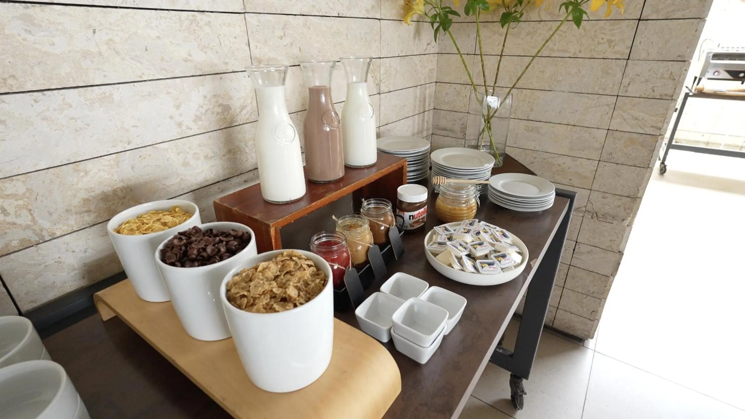 Buffet breakfast in Terrado Suites Antofagasta