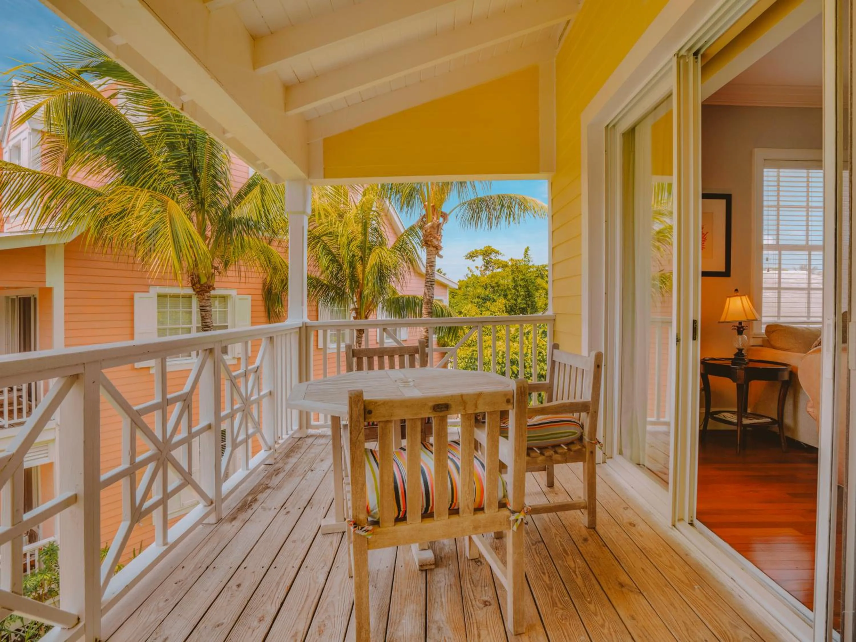 Patio in Valentines Resort & Marina