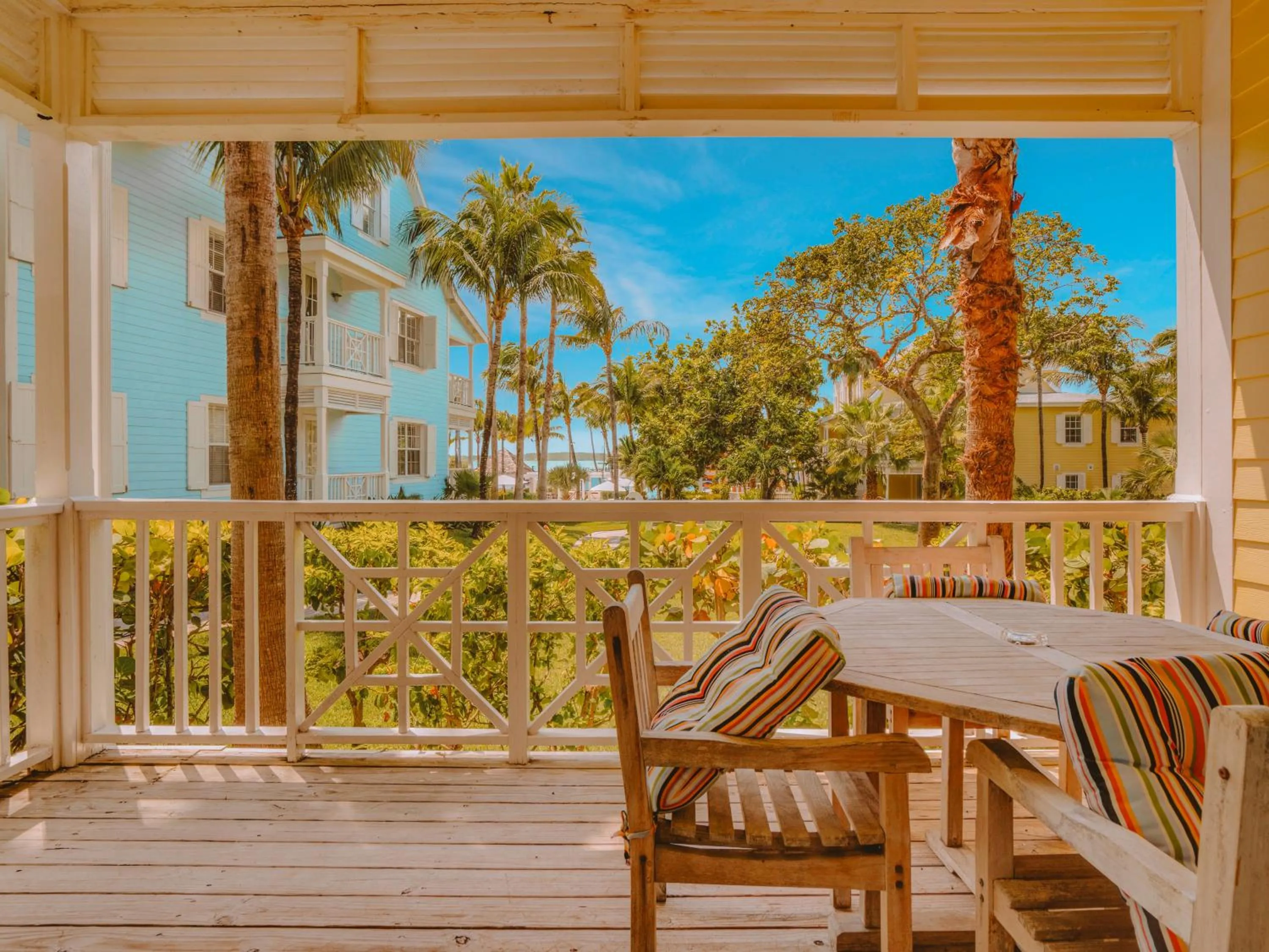 Patio in Valentines Resort & Marina
