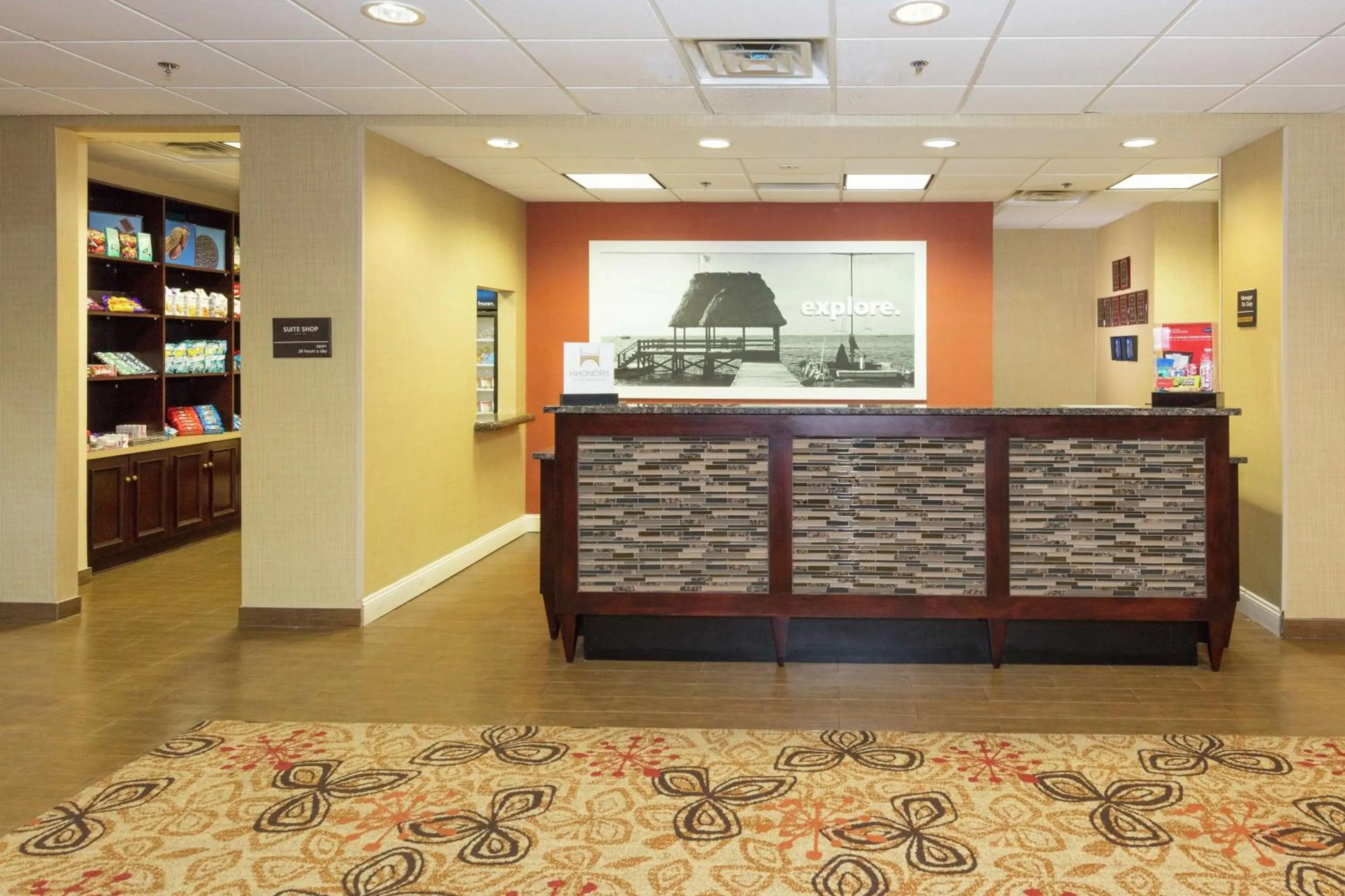 Lobby or reception in Hampton Inn & Suites Jacksonville-Airport
