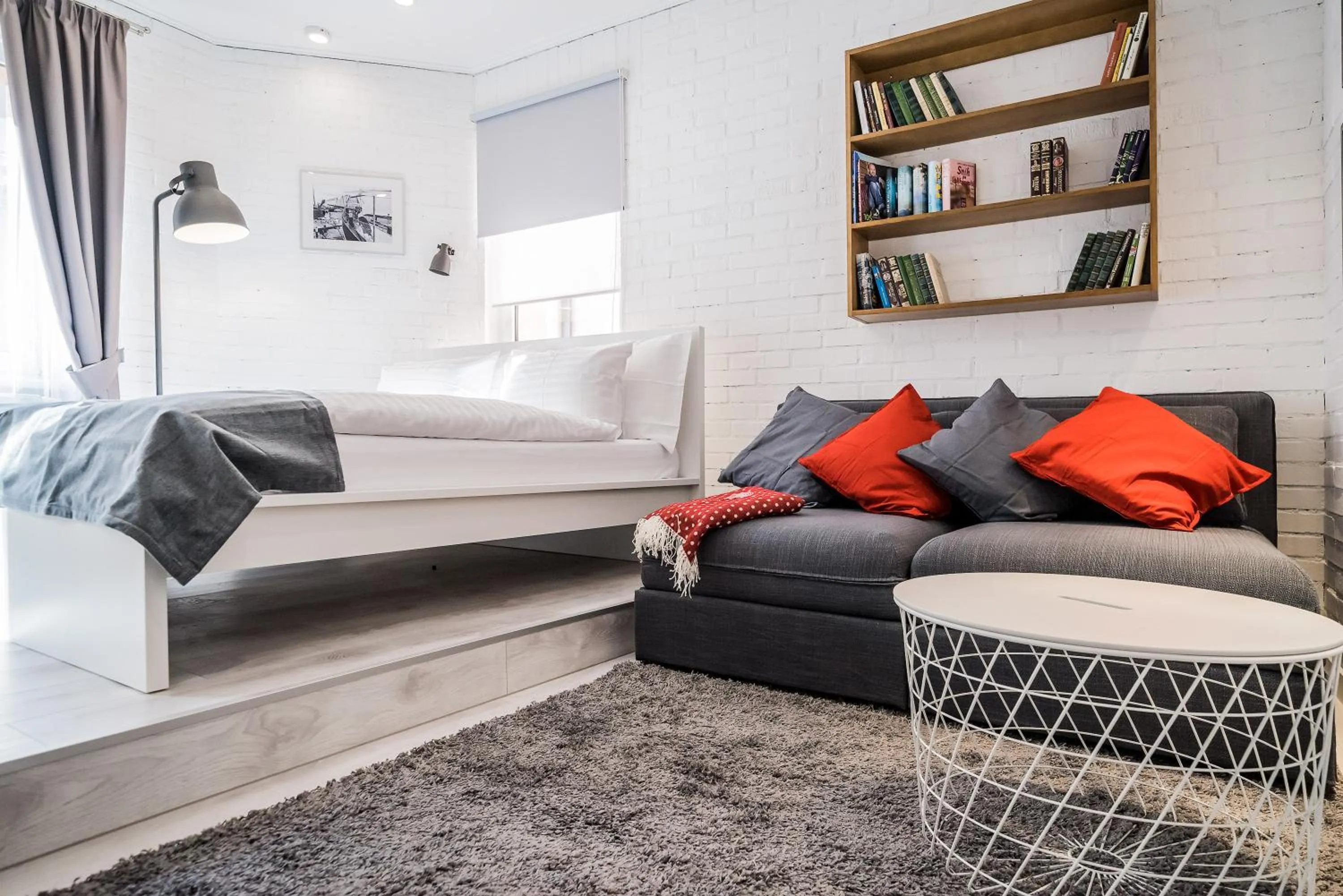 Bed in Revelton Studios Karlovy Vary