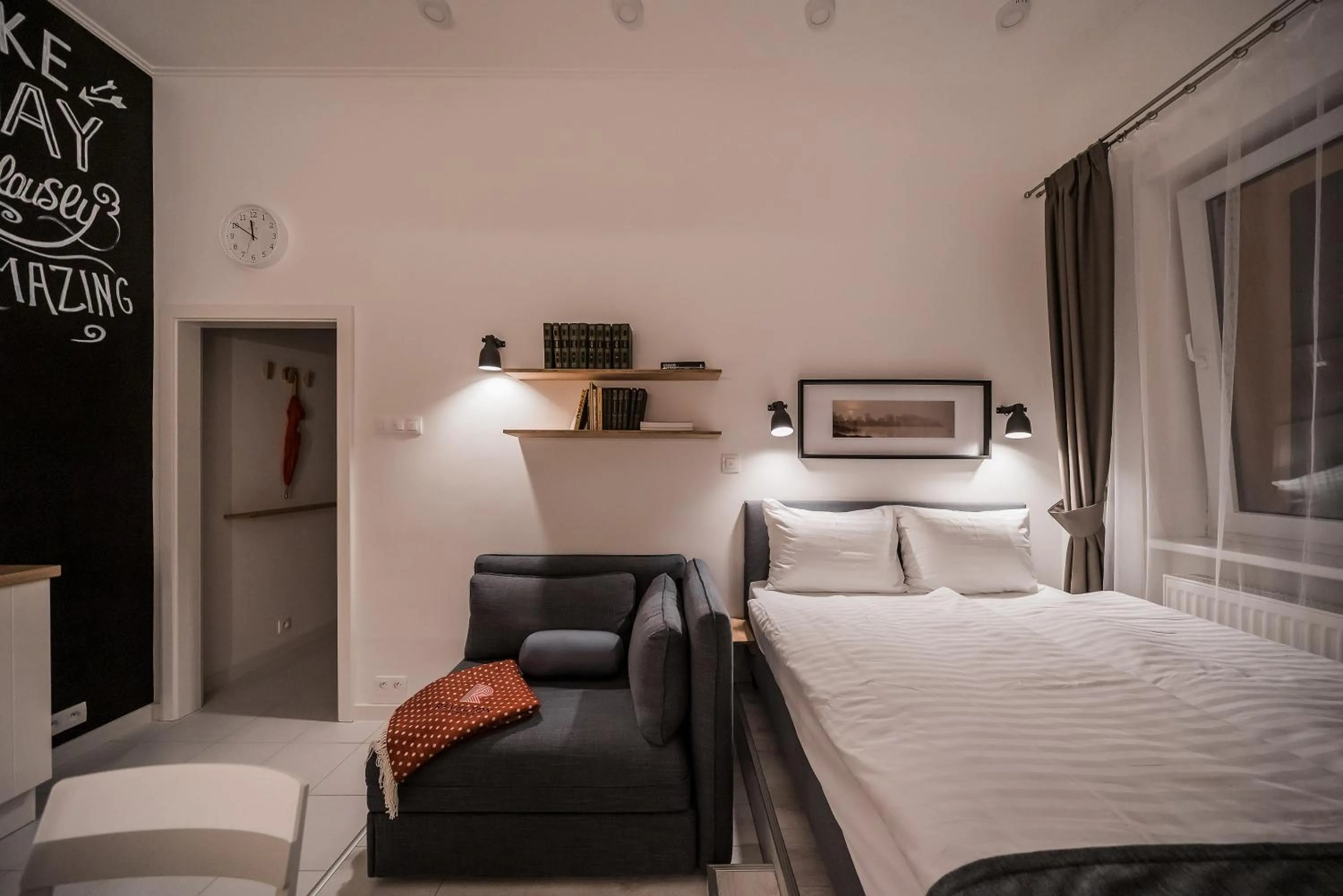 Bed in Revelton Studios Karlovy Vary