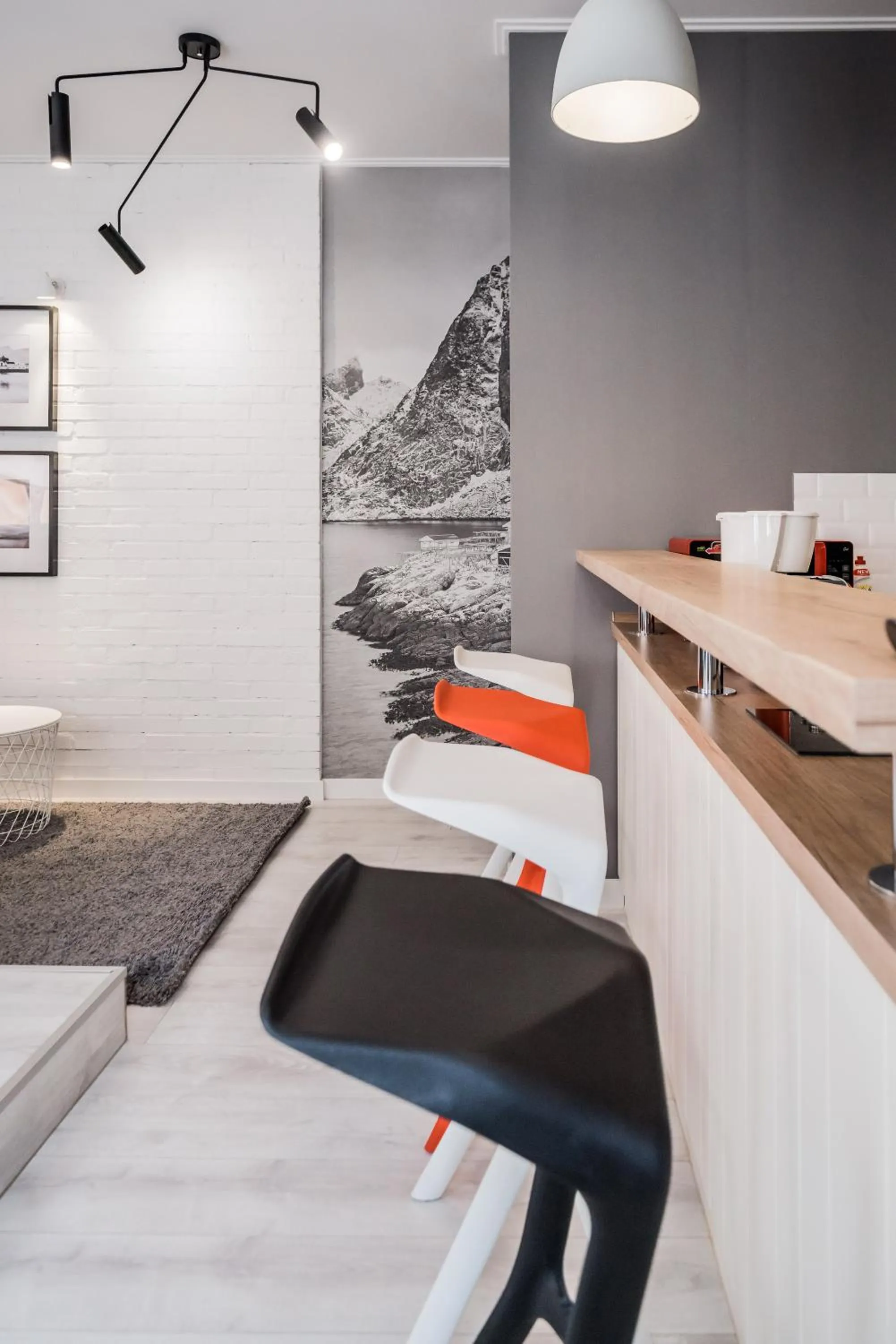 Dining area, Bed in Revelton Studios Karlovy Vary