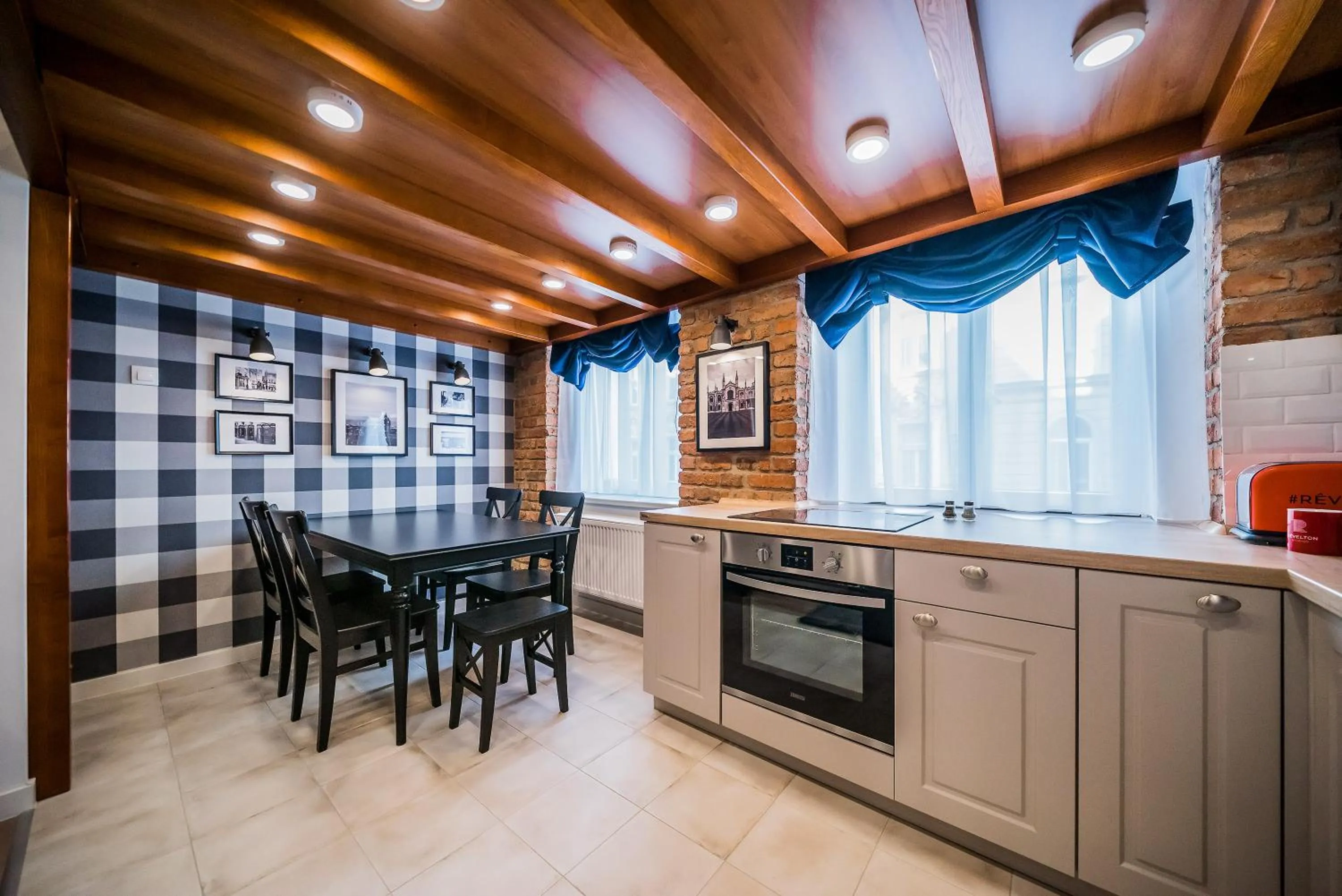 Kitchen or kitchenette in Revelton Studios Karlovy Vary