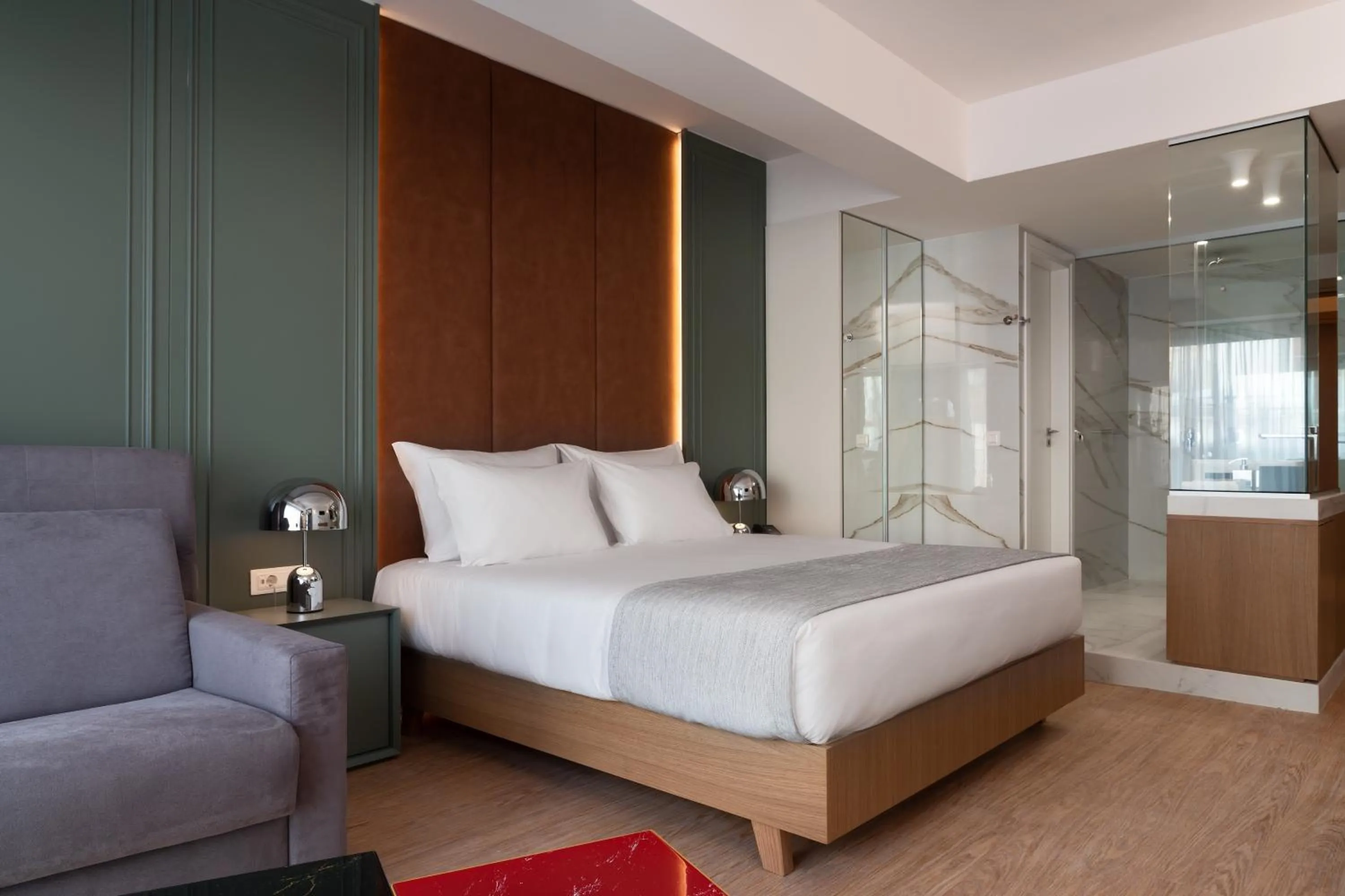 Bed in Elia Ermou Athens Hotel