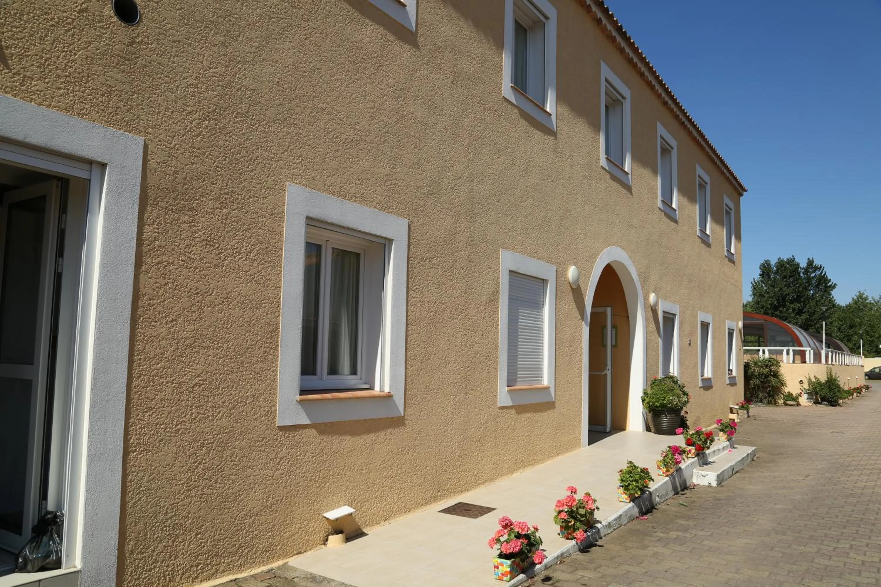 Facade/entrance in Hotel Myriam Vias Plage