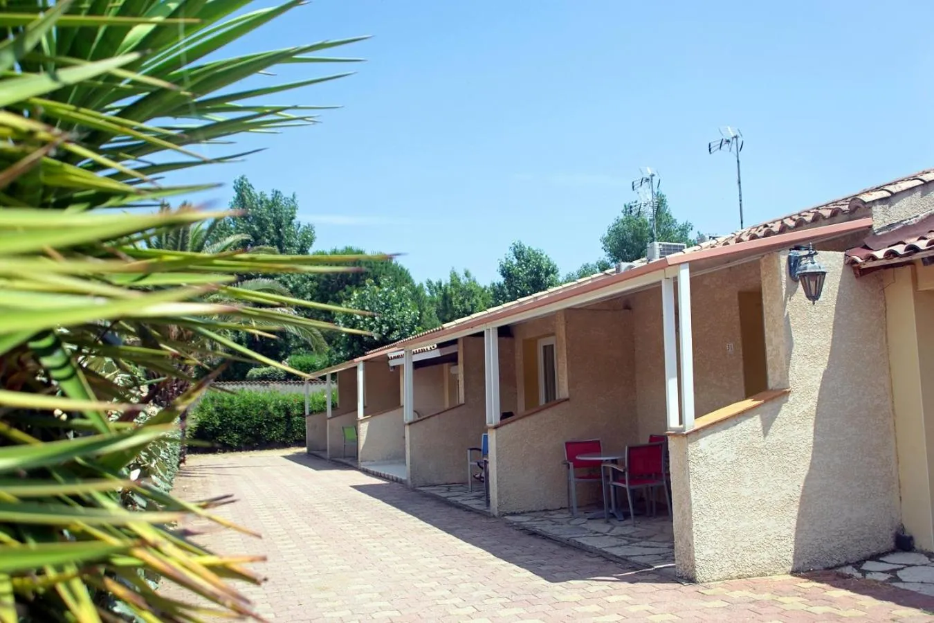Balcony/Terrace in Hotel Myriam Vias Plage