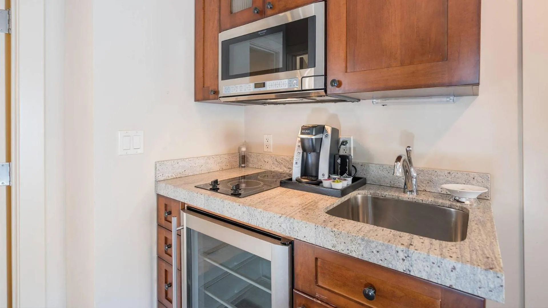 Kitchen or kitchenette in Hotel Columbia