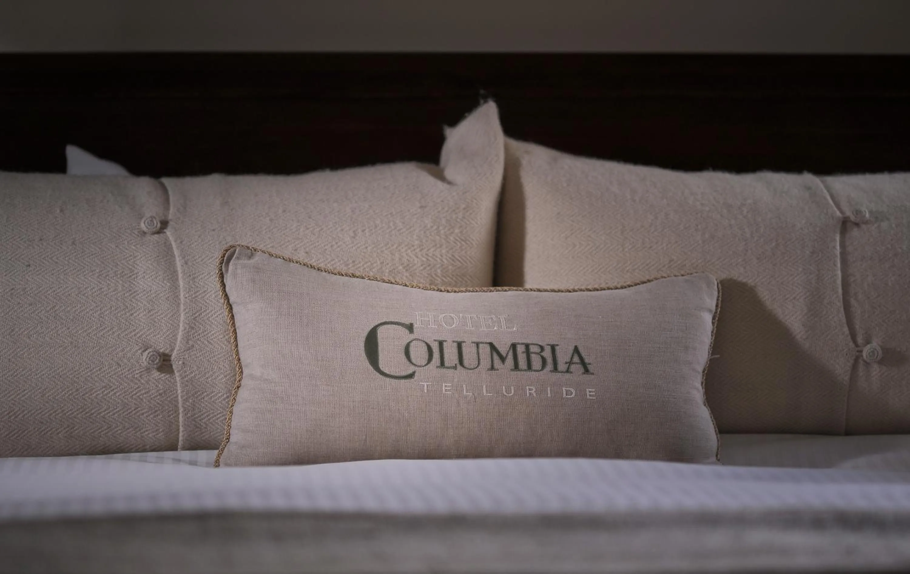 Bed in Hotel Columbia