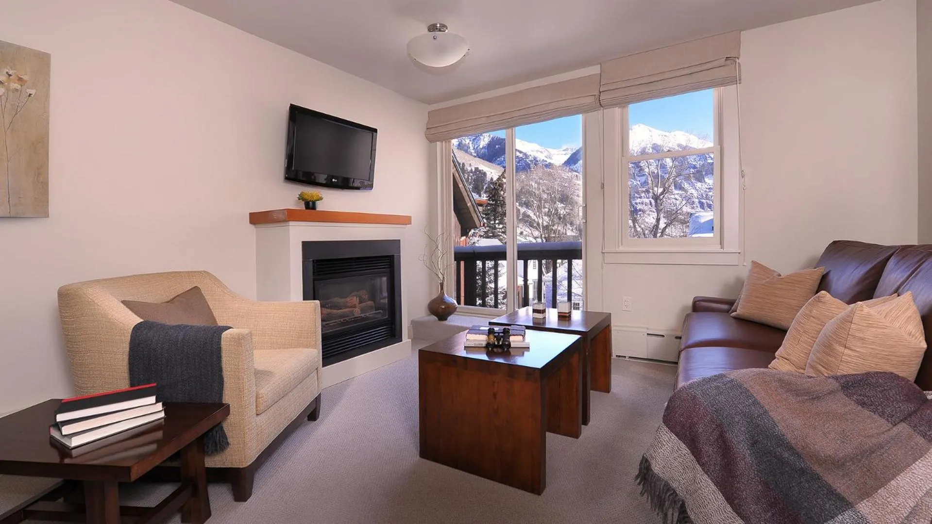 Seating area in Hotel Columbia