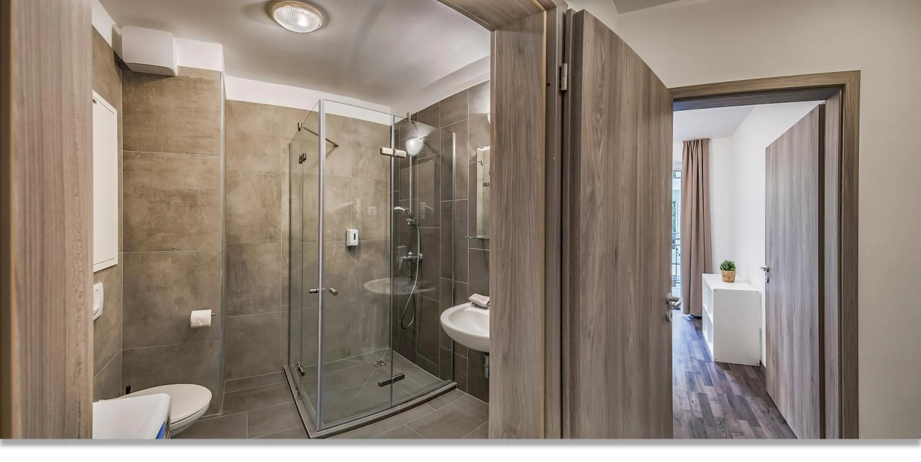 Shower in Nova City Apartments