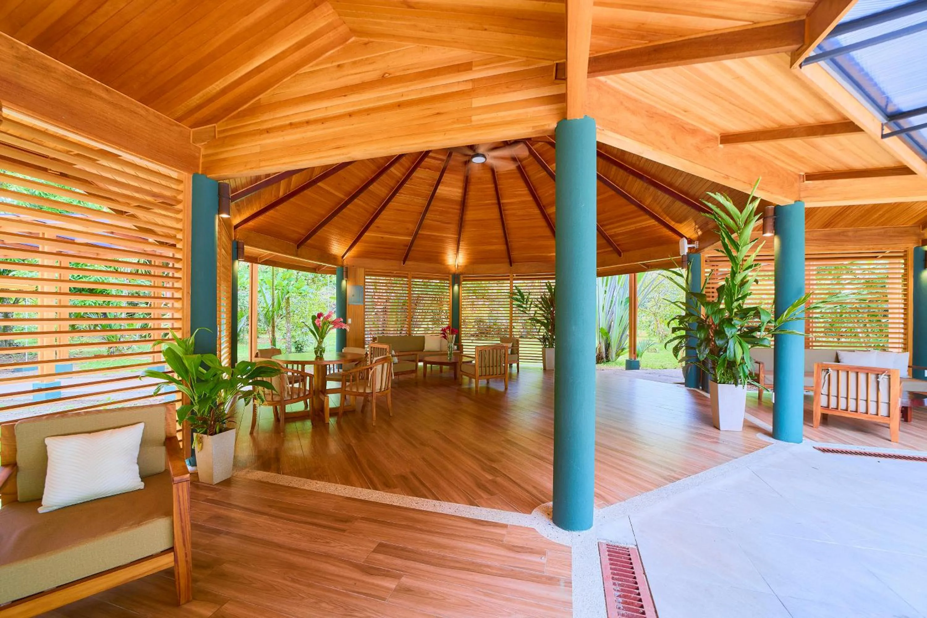 Patio in Evergreen Lodge