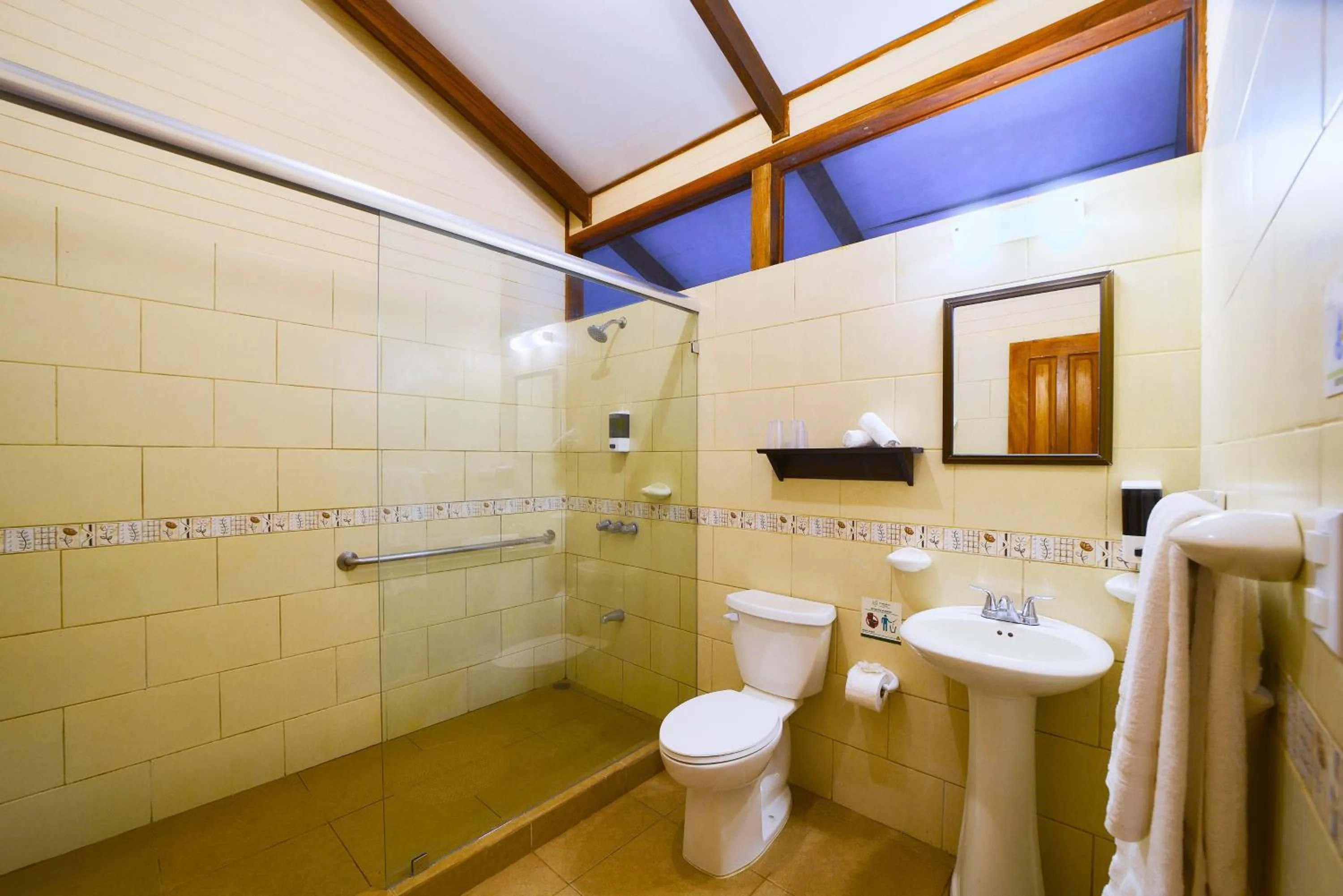 Shower in Evergreen Lodge