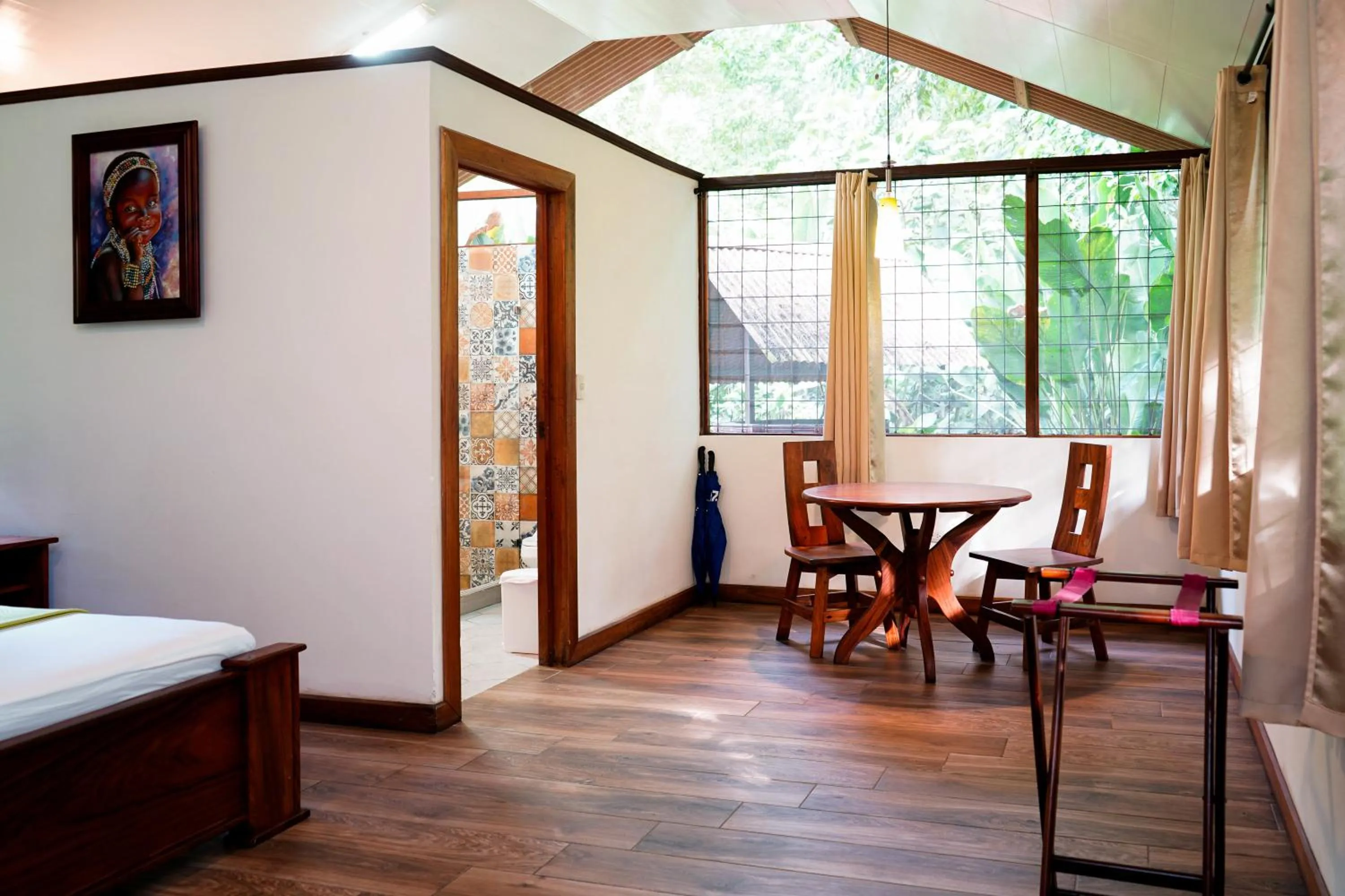 Garden view in Pachira Lodge