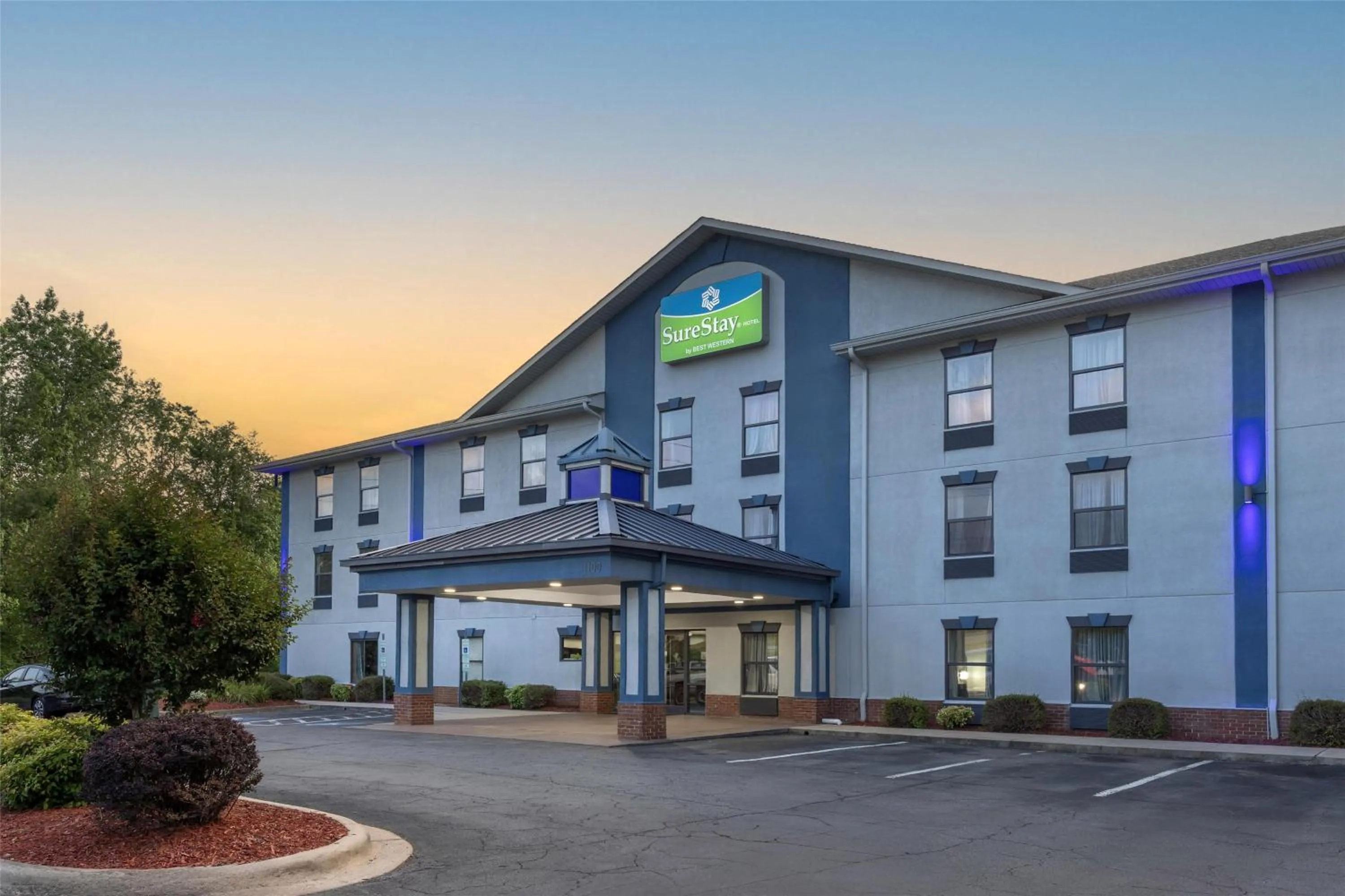 Property building in SureStay Hotel by Best Western Morganton