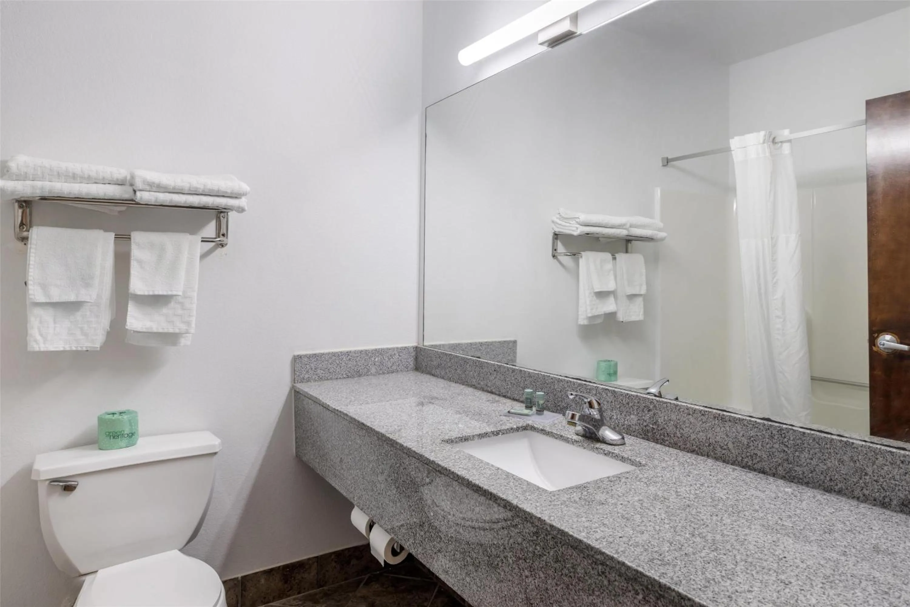 Bathroom in SureStay Hotel by Best Western Morganton