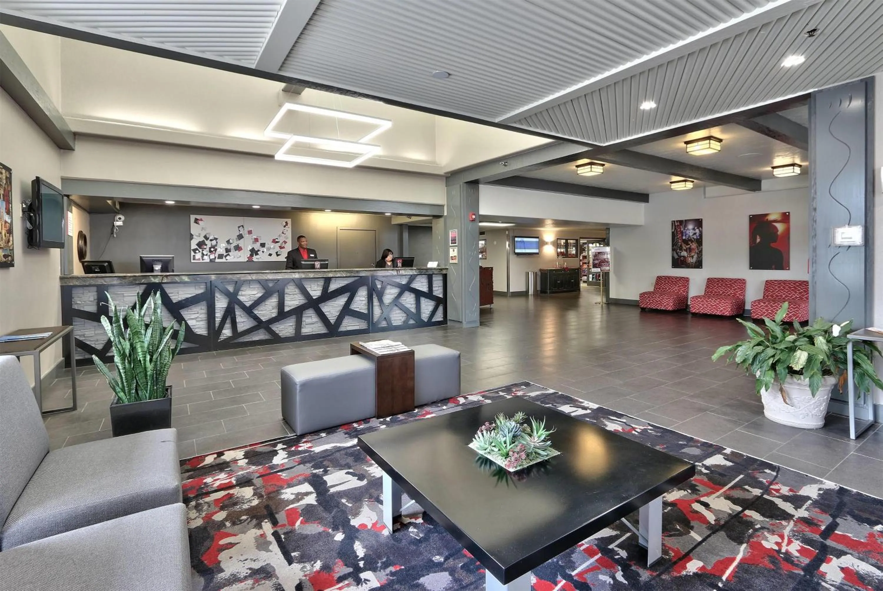 Lobby or reception in Ramada by Wyndham Albuquerque Midtown