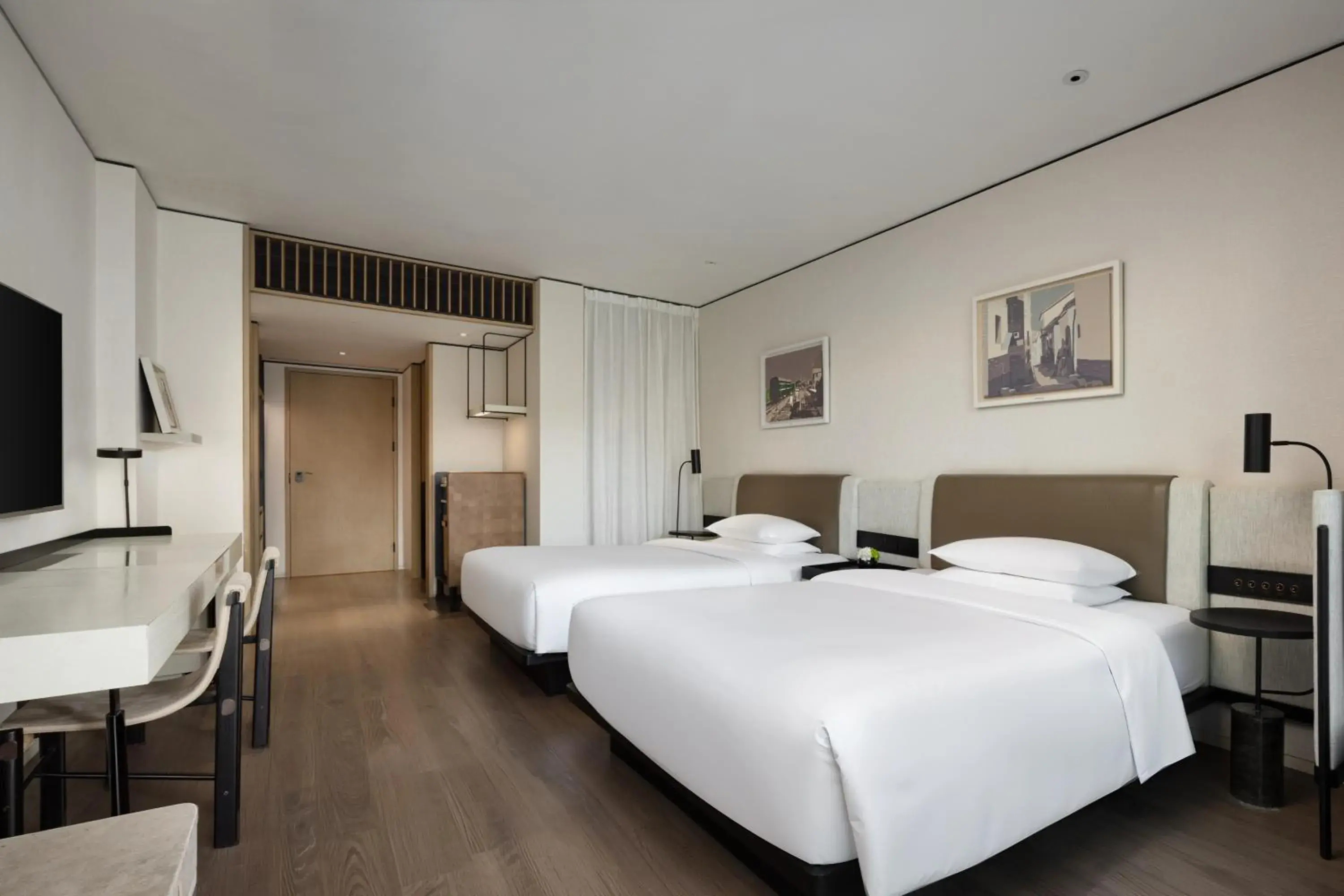Standard Twin Room in Mumian Shenzhen Luohu JDV by Hyatt Standard Twin Room in Mumian Shenzhen Luohu JDV by Hyatt