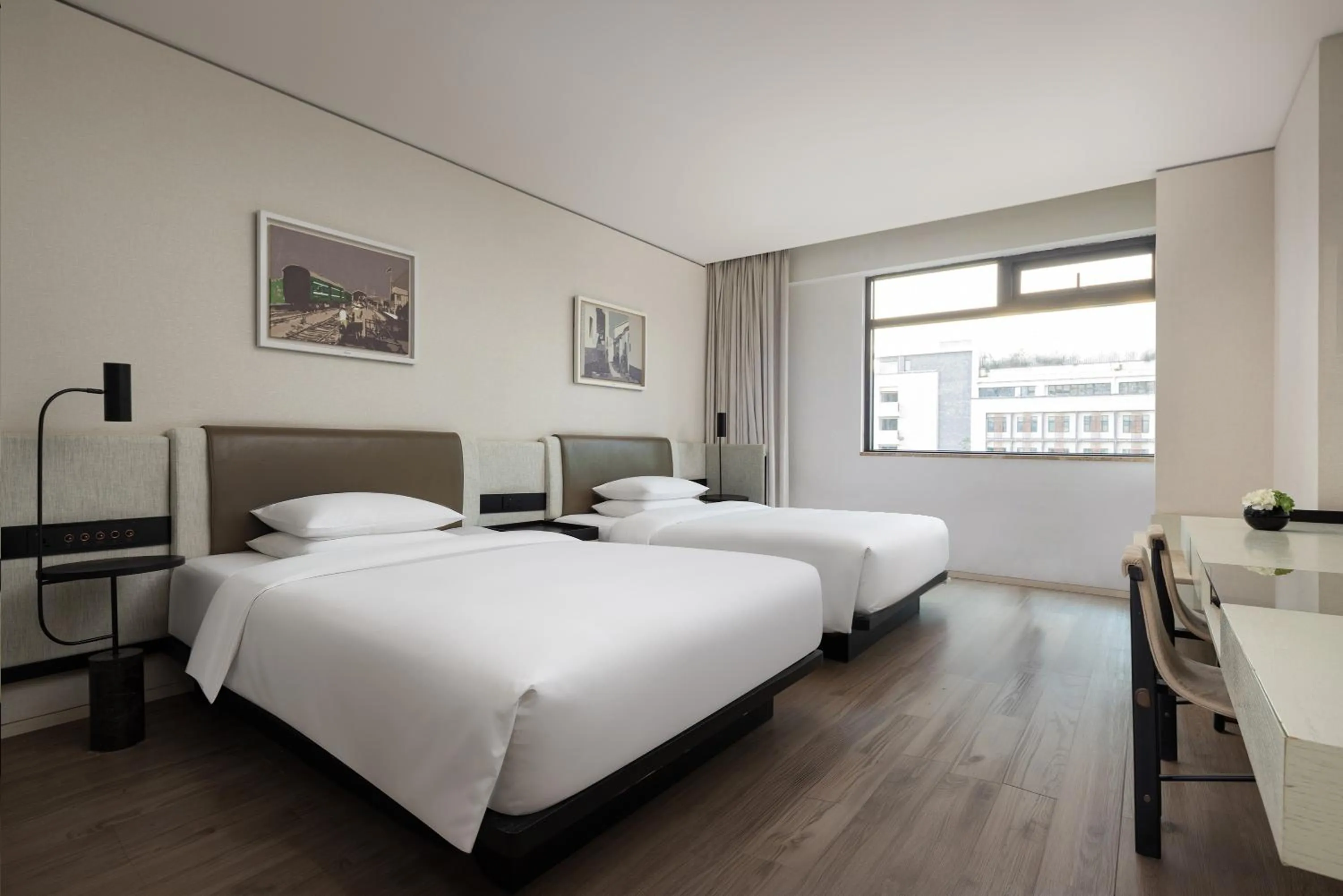 Bed in Mumian Shenzhen Luohu JDV by Hyatt