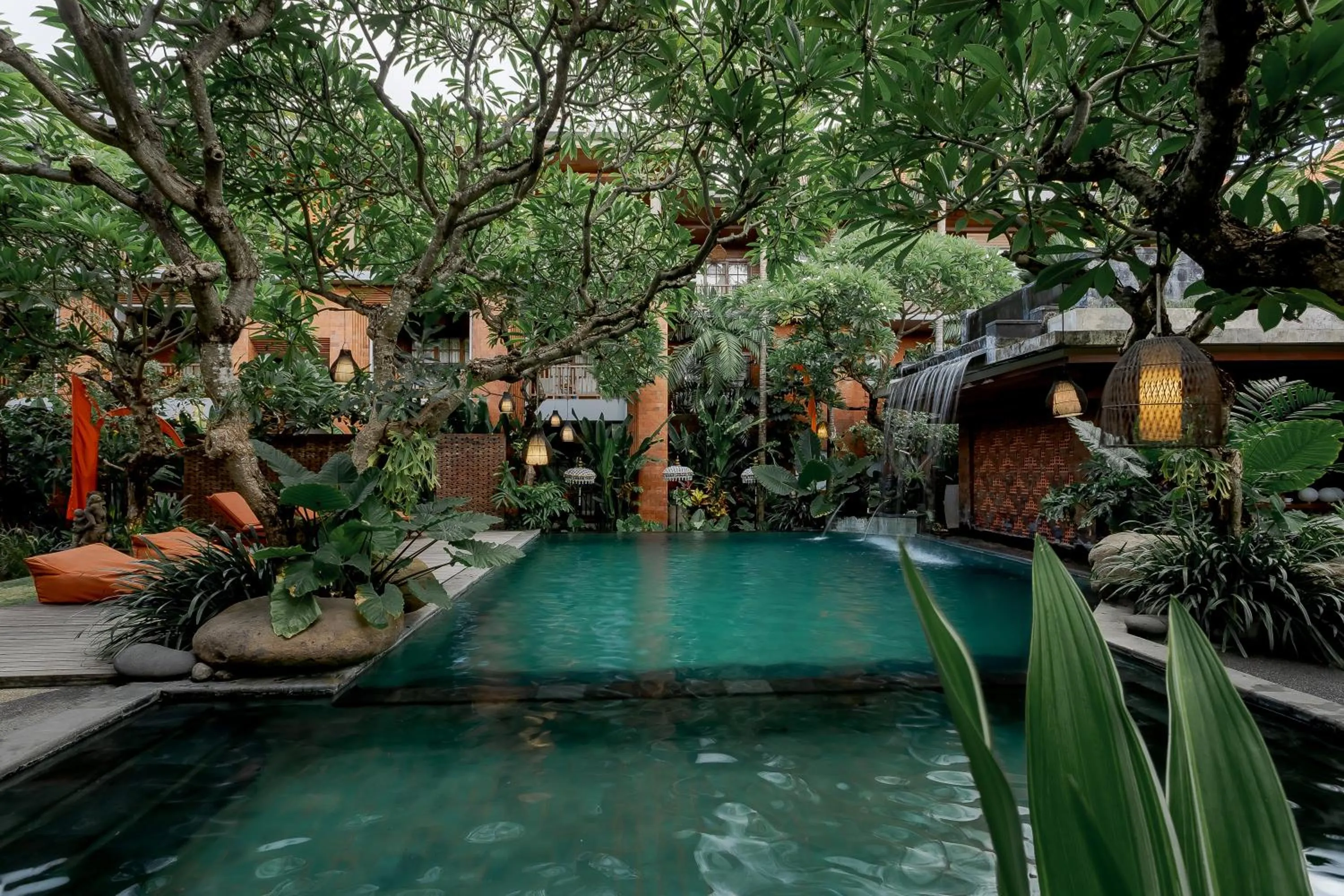 Natural landscape in Fourteen Roses Boutique Hotel, Kuta