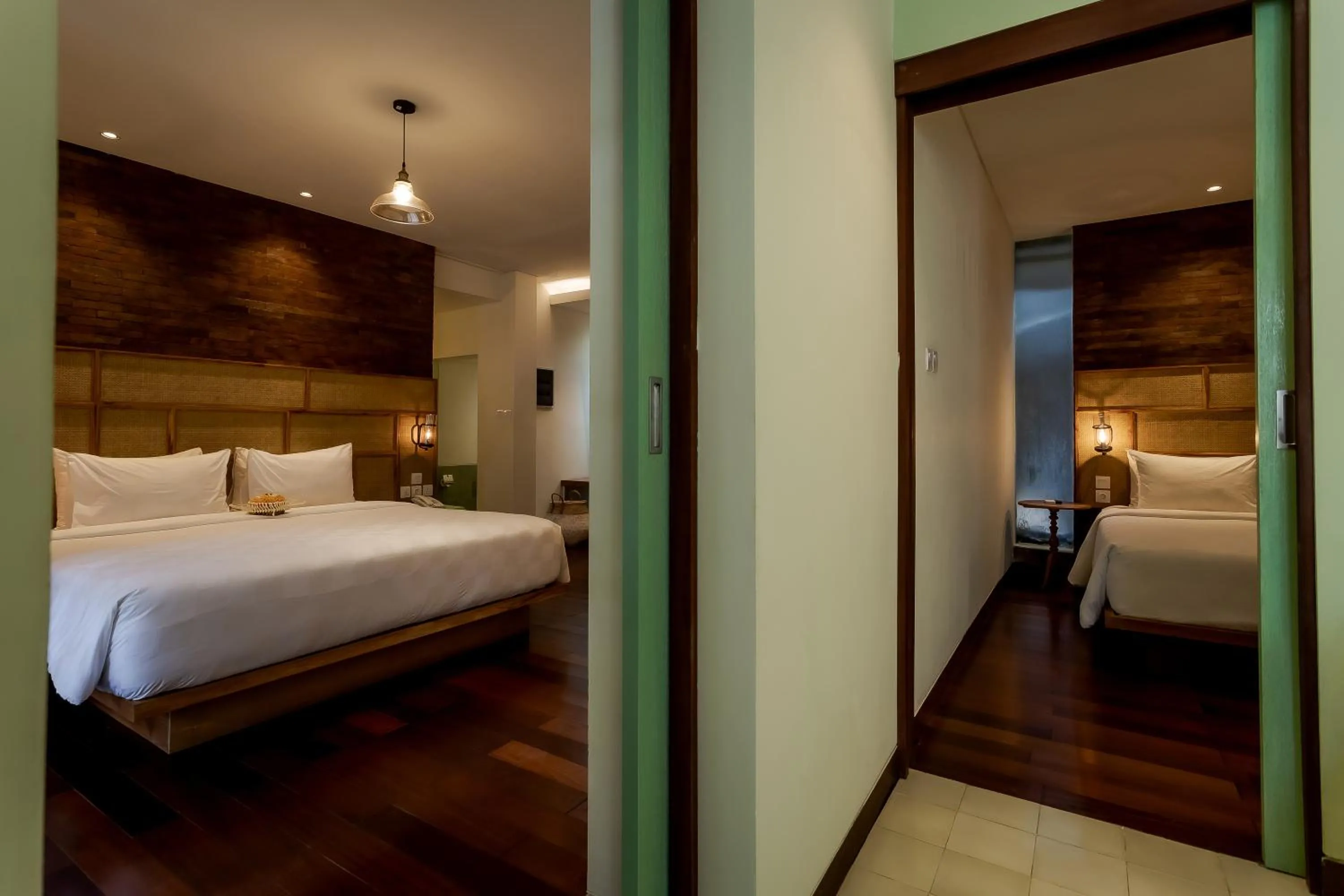 Bed in Fourteen Roses Boutique Hotel, Kuta