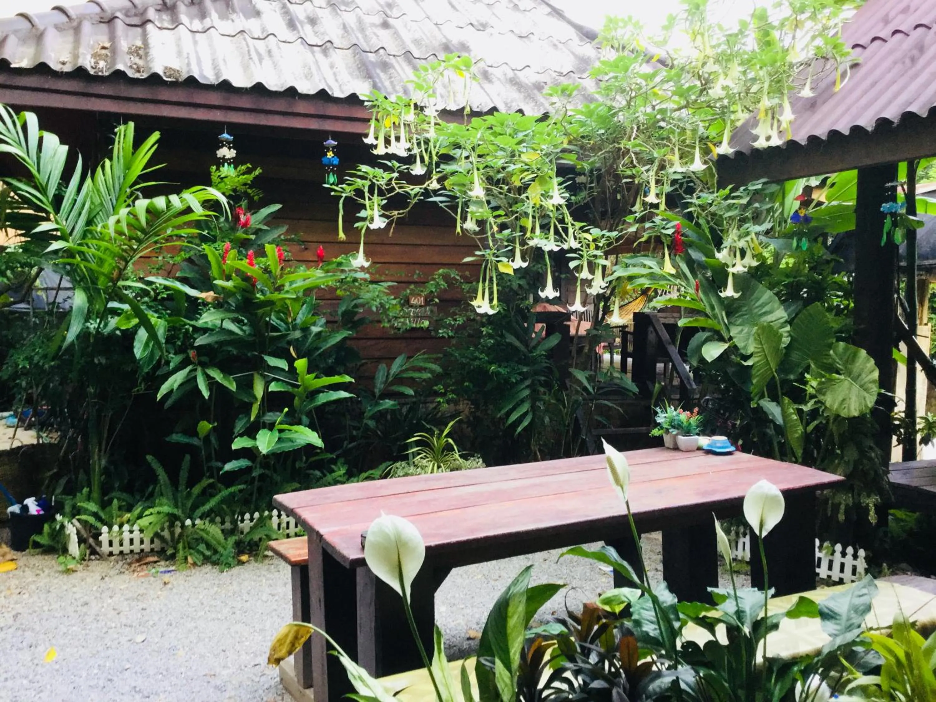 Garden in Champalao The Villa