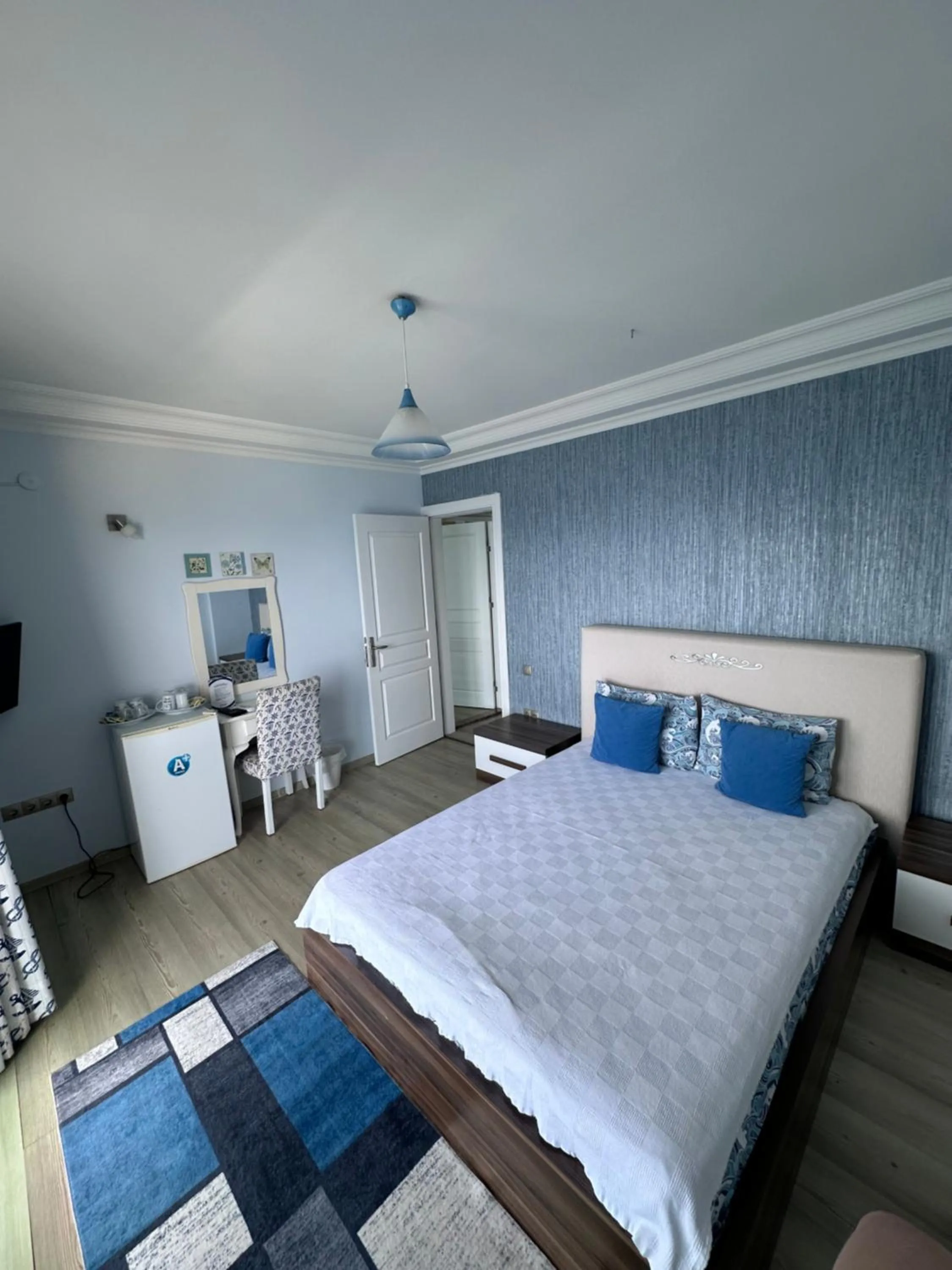 TV and multimedia, Bed in Fener Hotel Café & Kahvalti