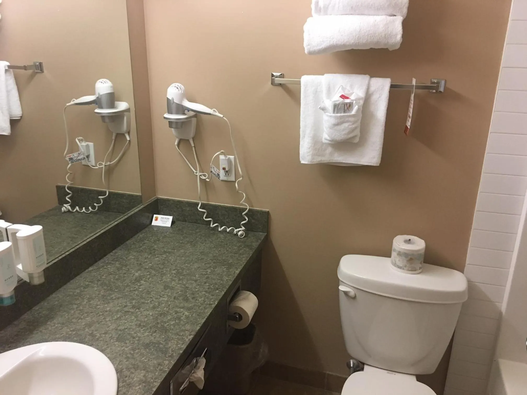 Bathroom in Super 8 by Wyndham St Johns