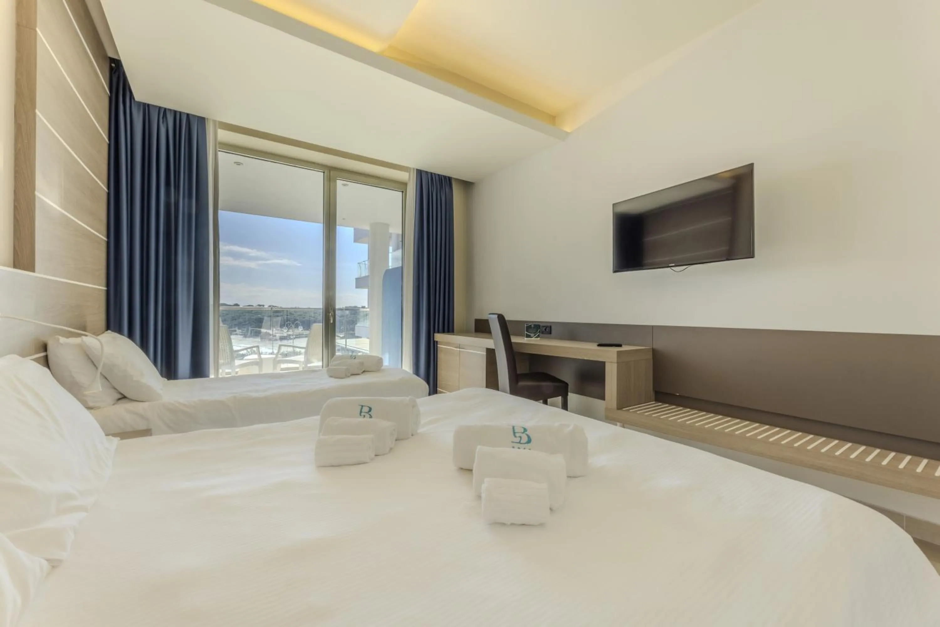 Bed in Hotel Belvedere